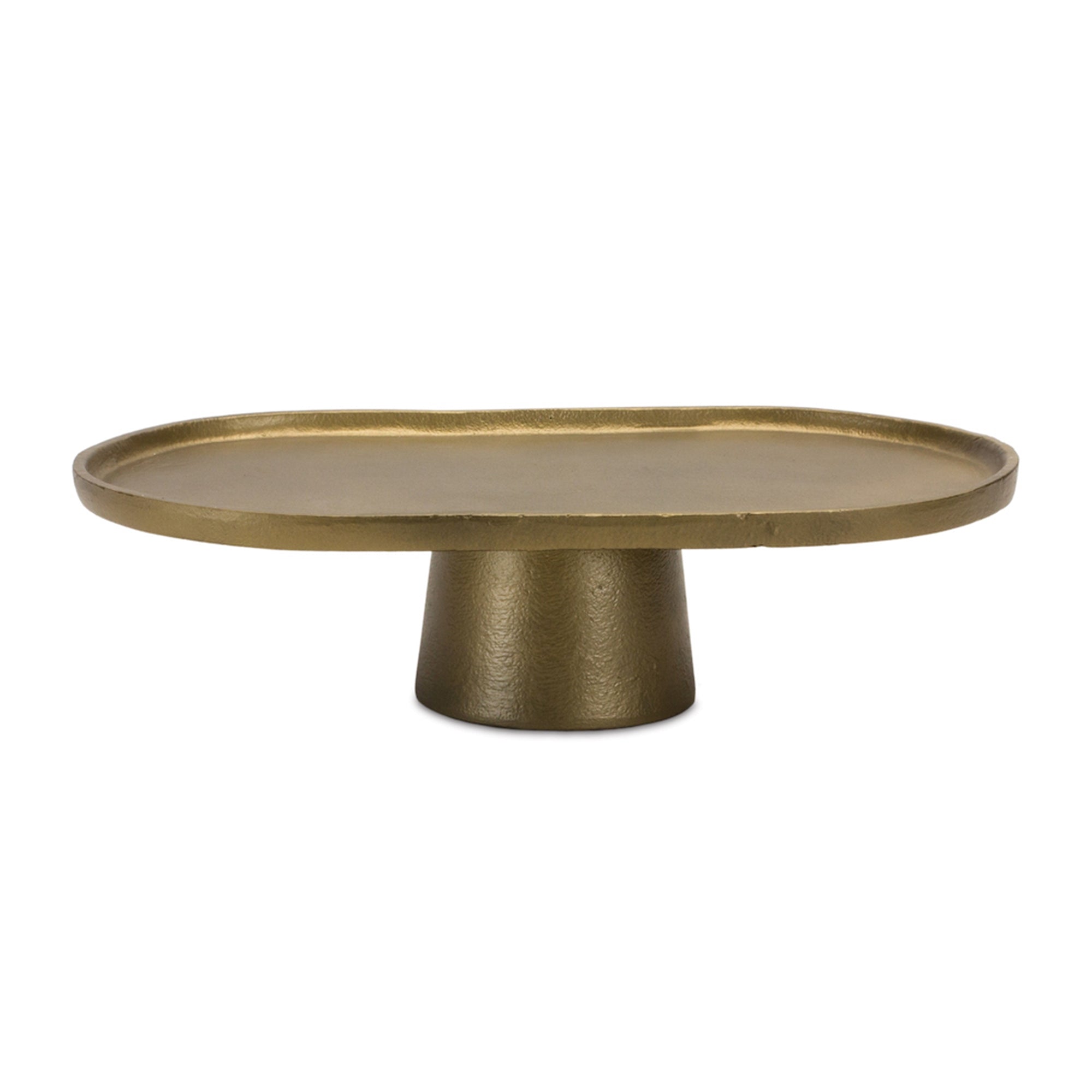 Tray on Pedestal 15.75"L x 7.5"W x 3.75"H Aluminum