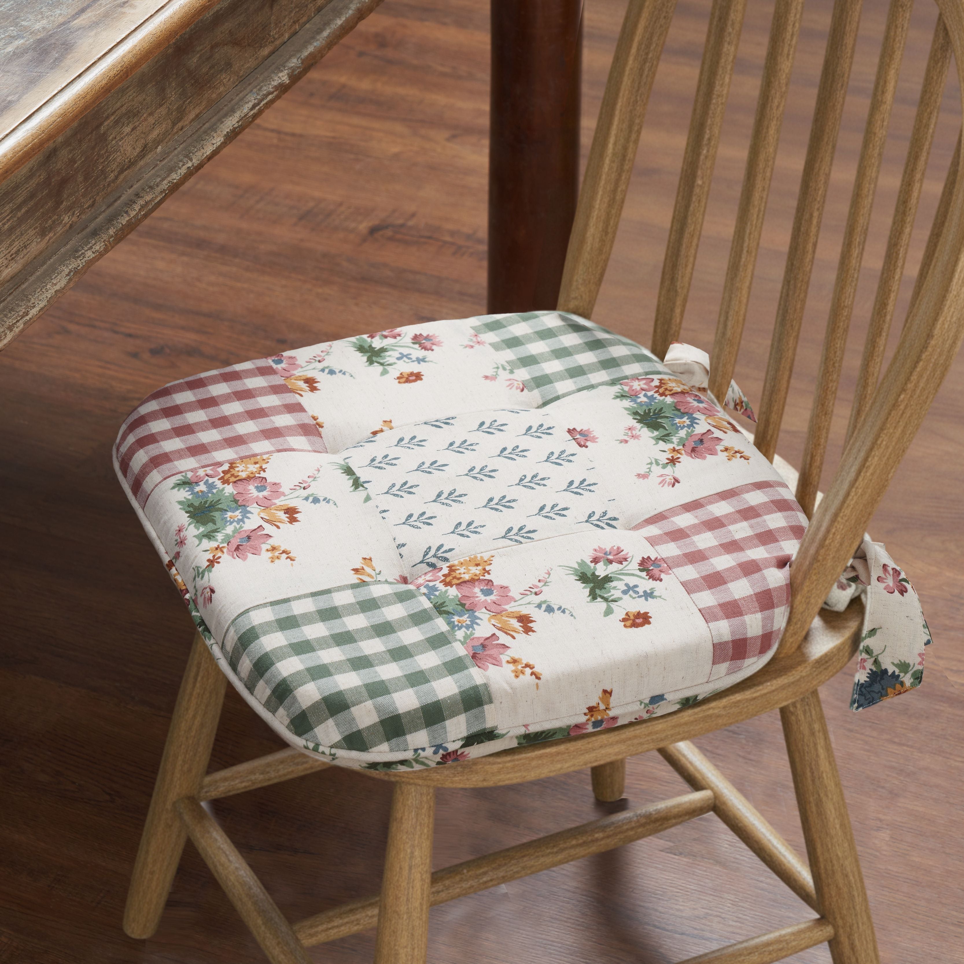 Rosehill Cottage Patchwork Cotton Chair Pad