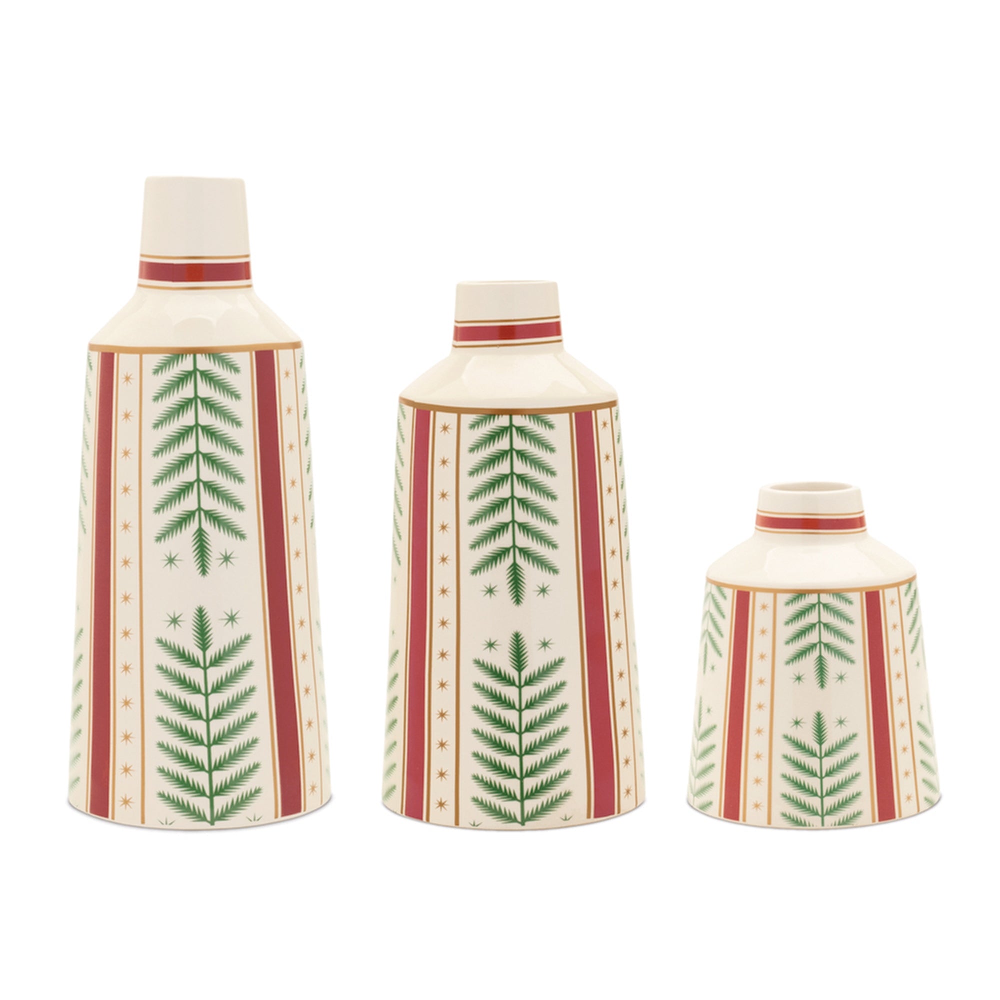 Vase (Set of 3) 6"H, 10"H, 12"H Dolomite