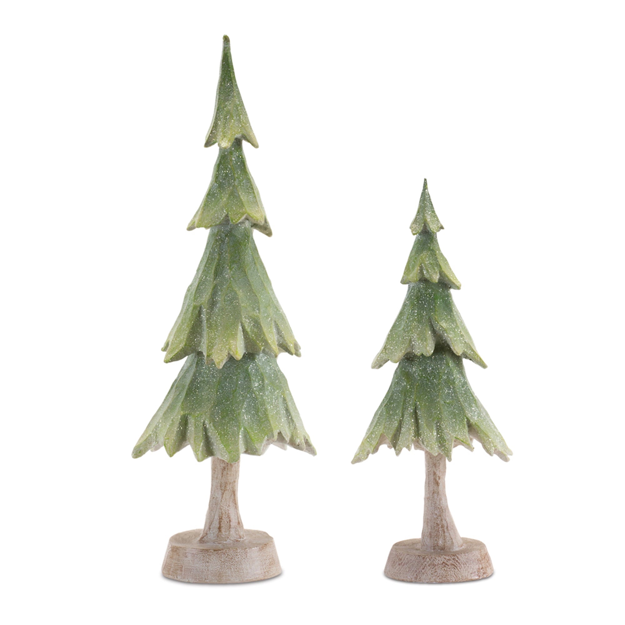 Tree (Set of 2) 14.5"H, 20"H Resin