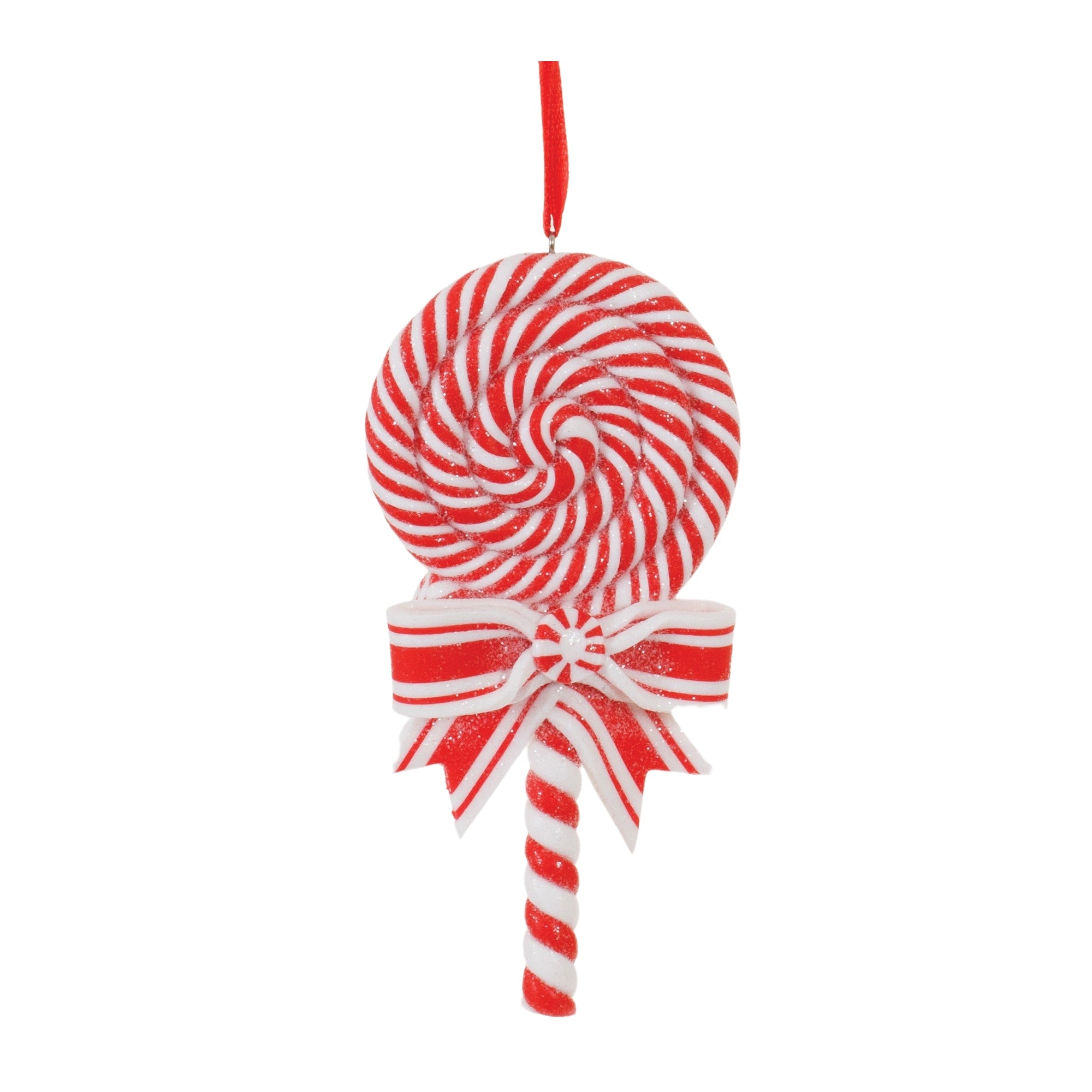 Candy Sucker Ornament 5”H Clay Dough