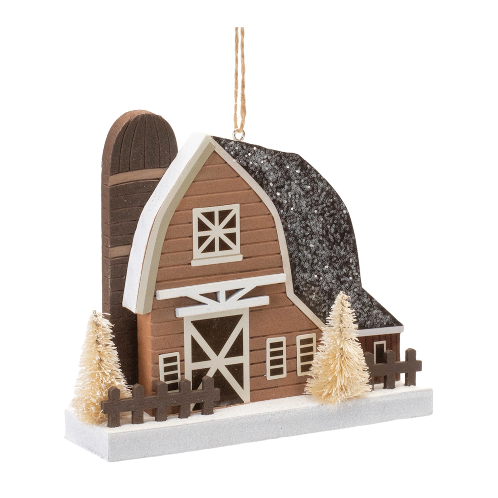 Barn Ornament 4.5”H