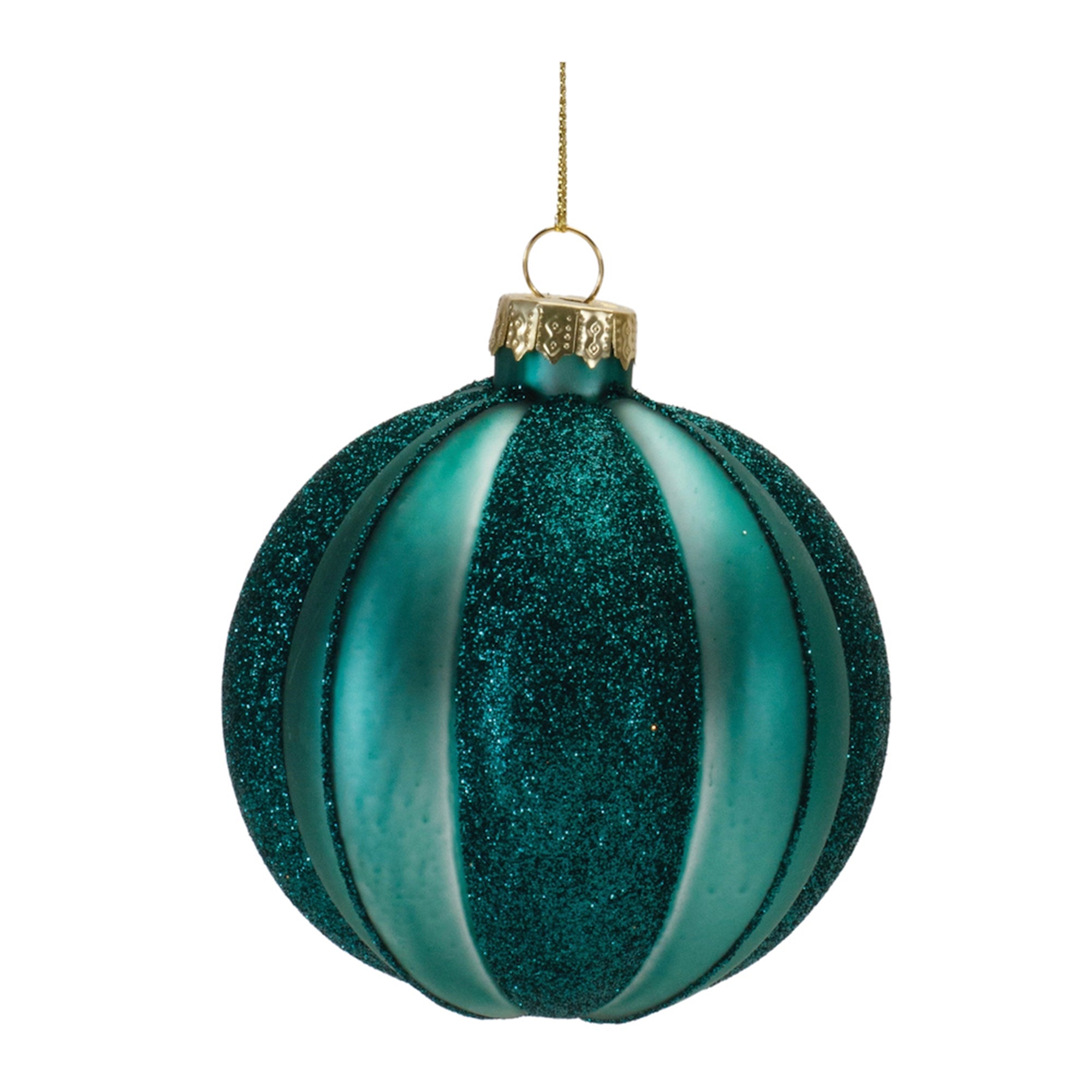 Ball Ornament 3”D Glass