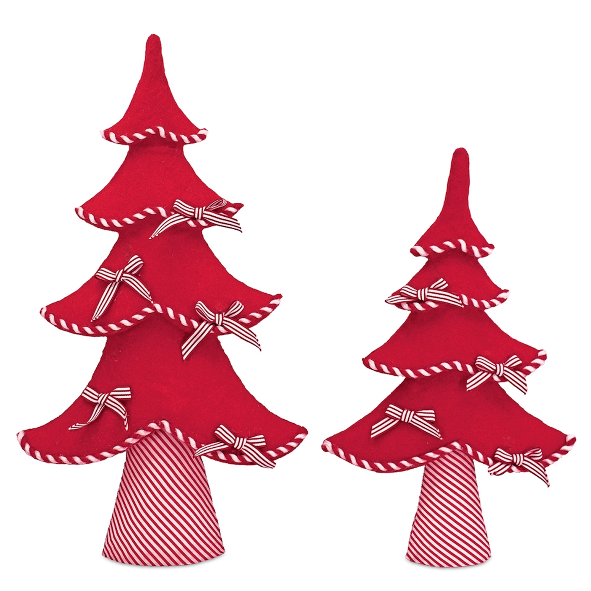 Tree (Set of 2) 18.5"H, 24"H Foam/Felt