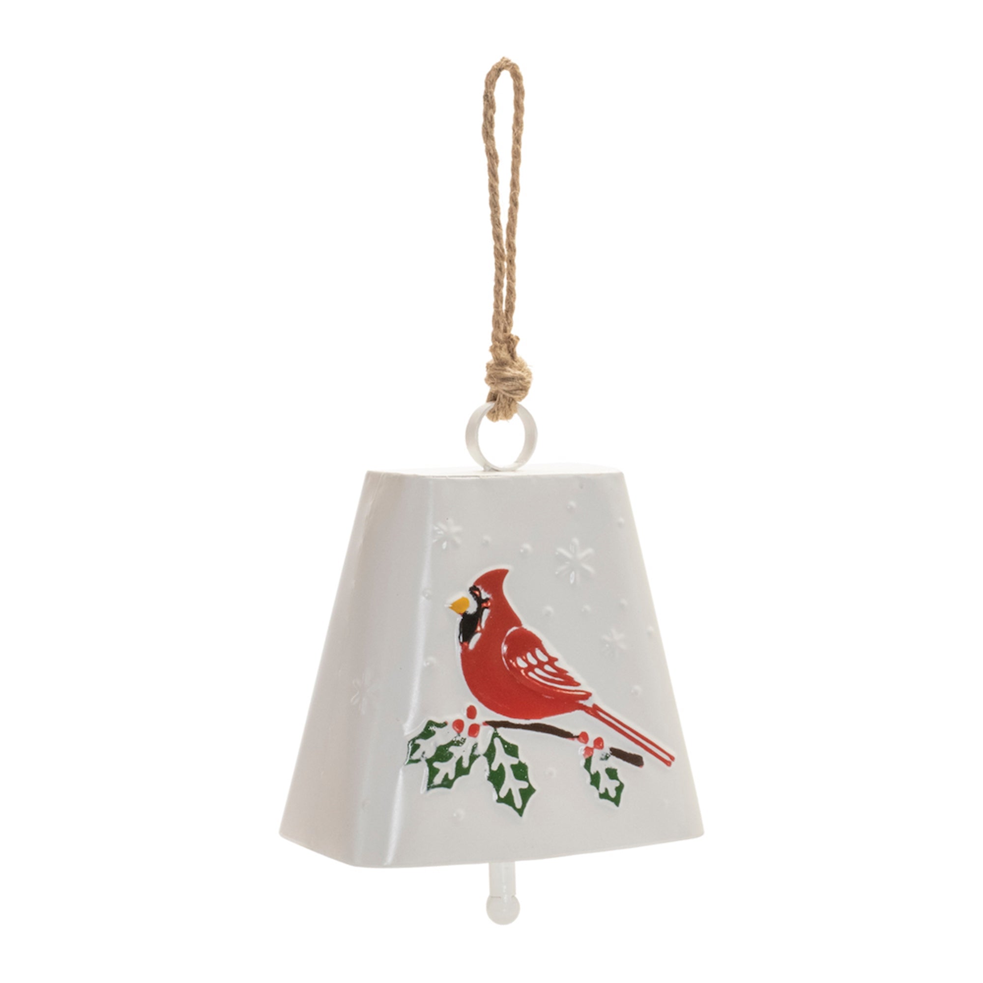 Bell Ornament 16”H Metal/Rope