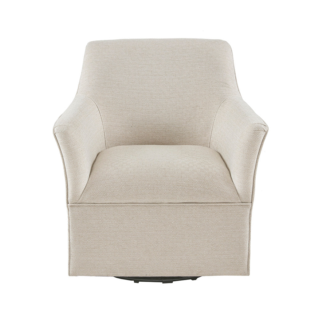 Augustine Wide Seat Swivel Arm Chair