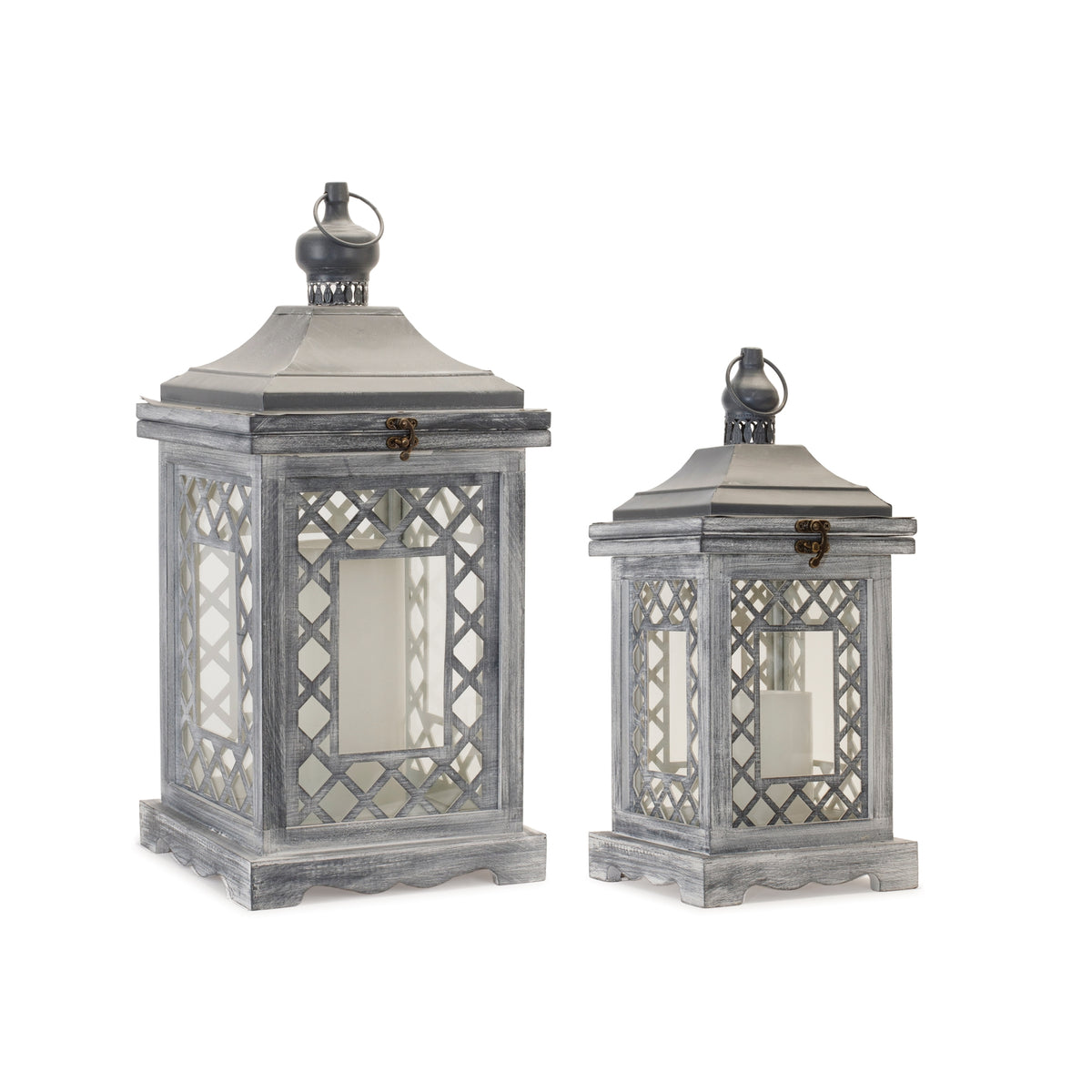 Distressed Lantern (S/2)