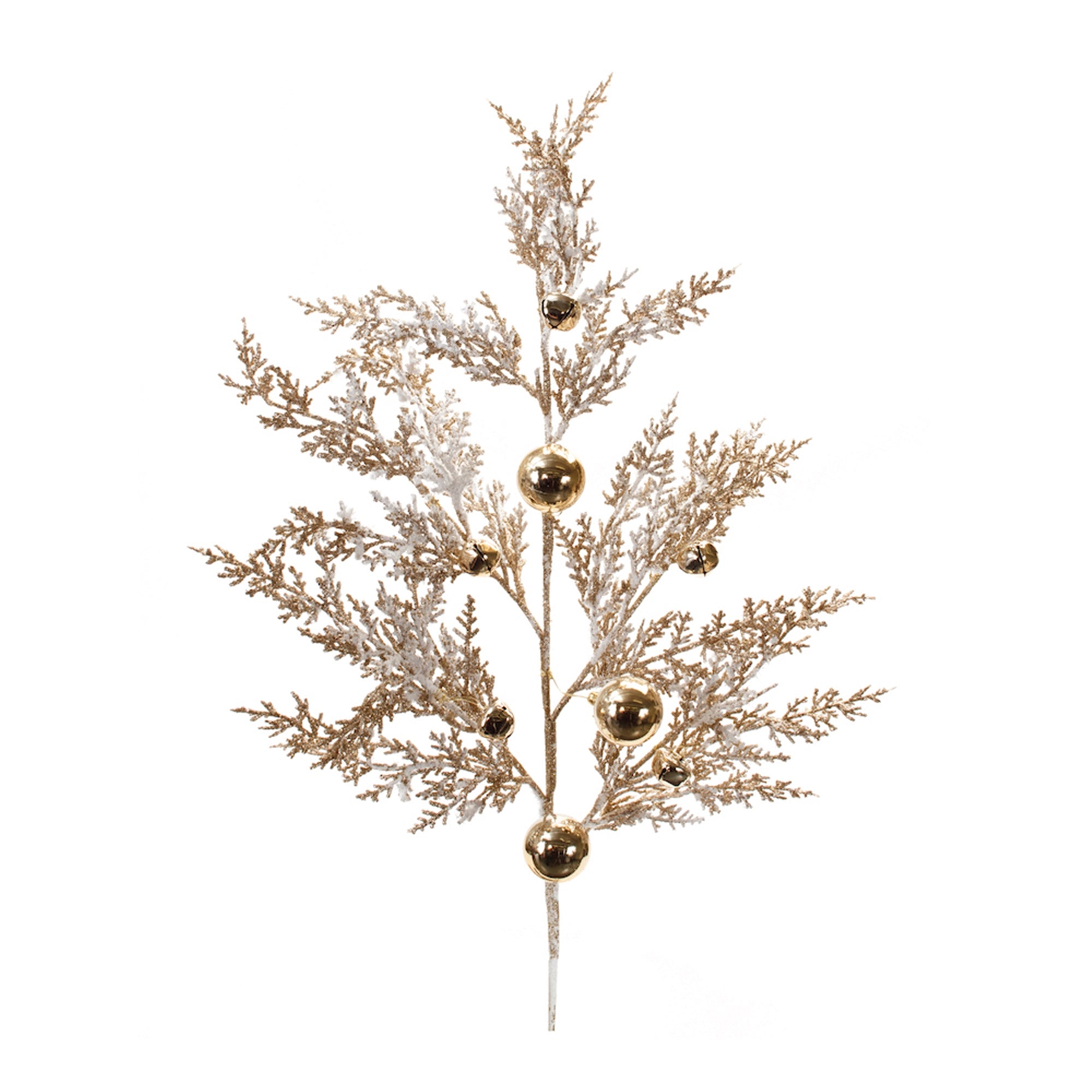 Sleigh Bell and Pine Spray 34”H