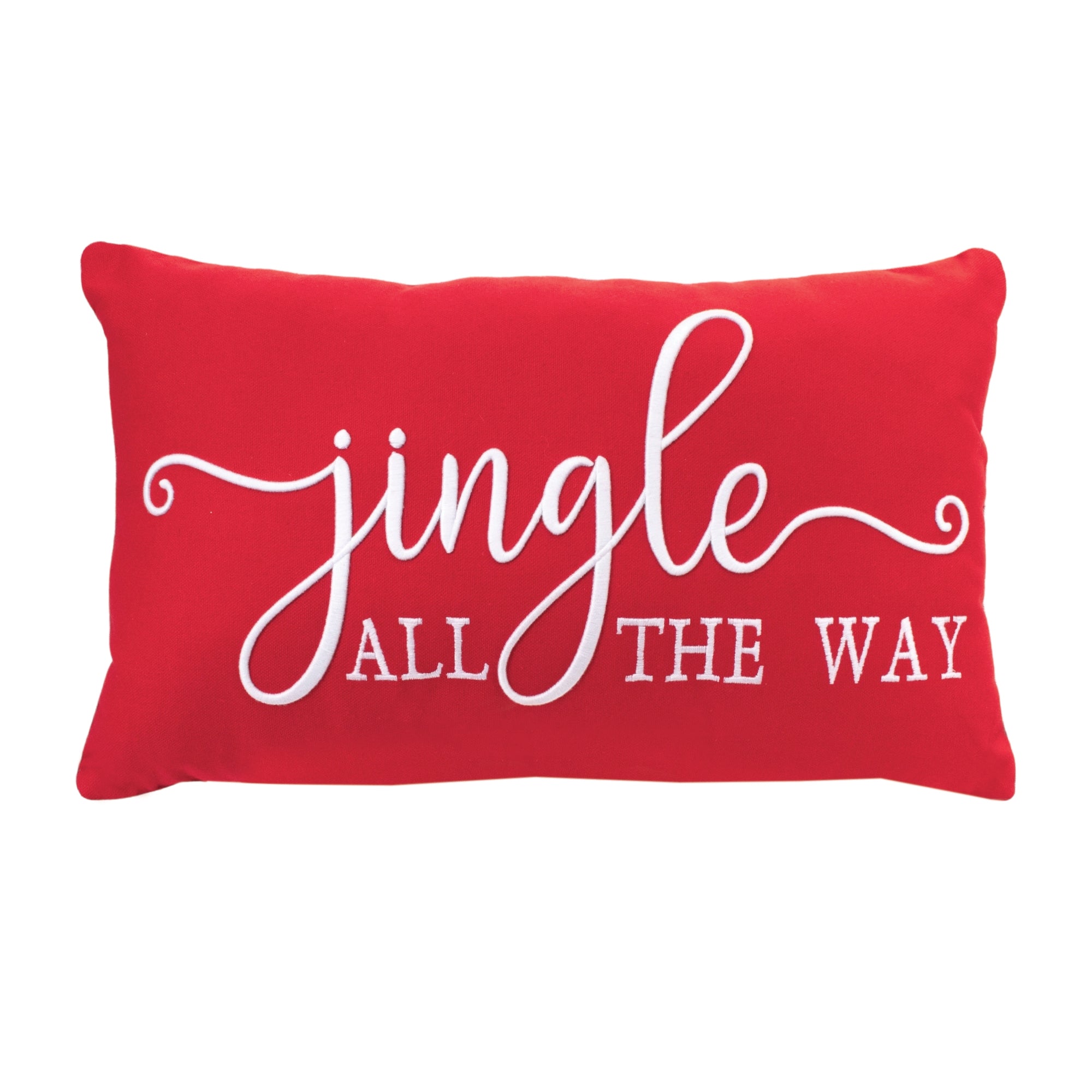 Jingle All The Way Pillow 18.5"L x 9"H Polyester