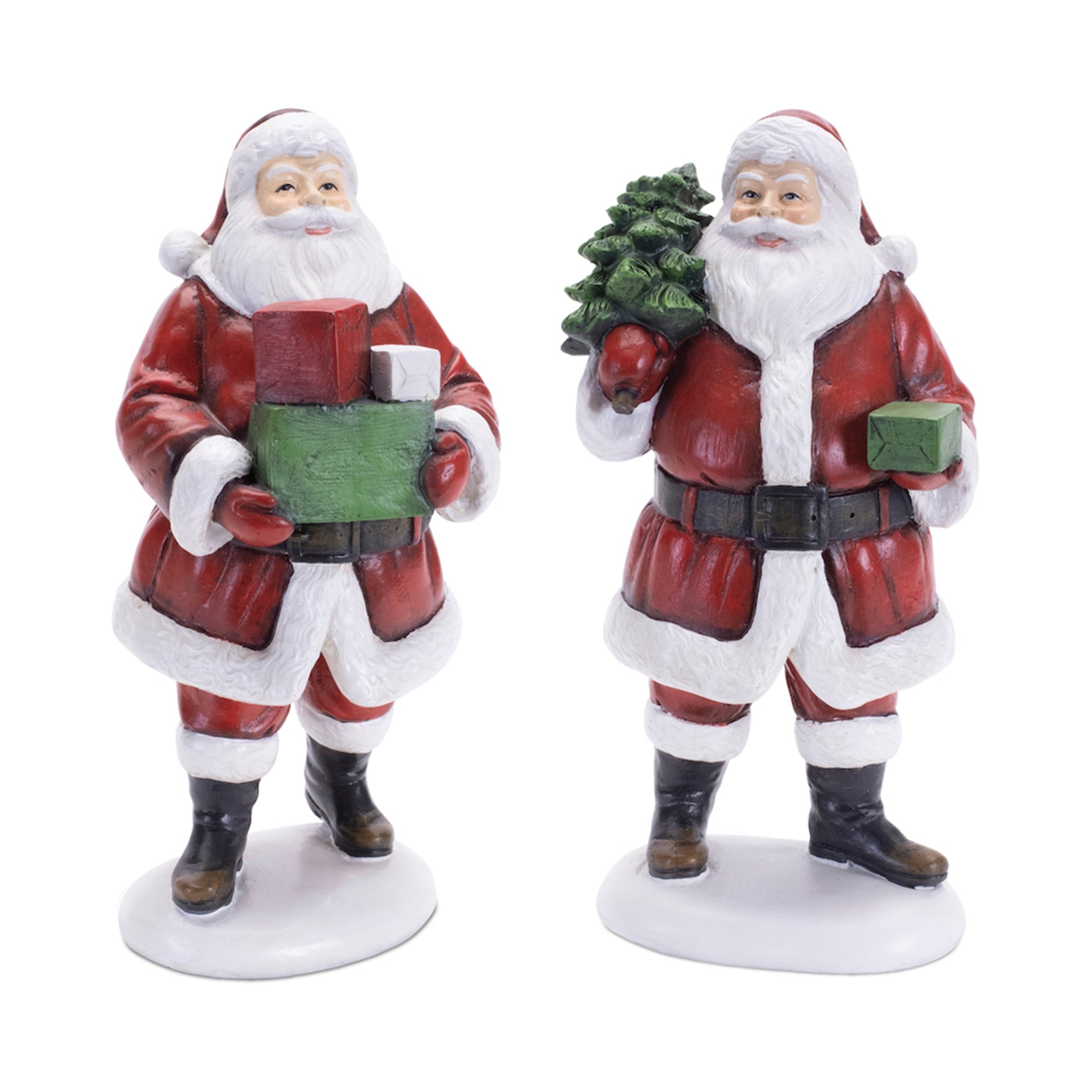 Santa (2 Asst) 7.5”H Resin