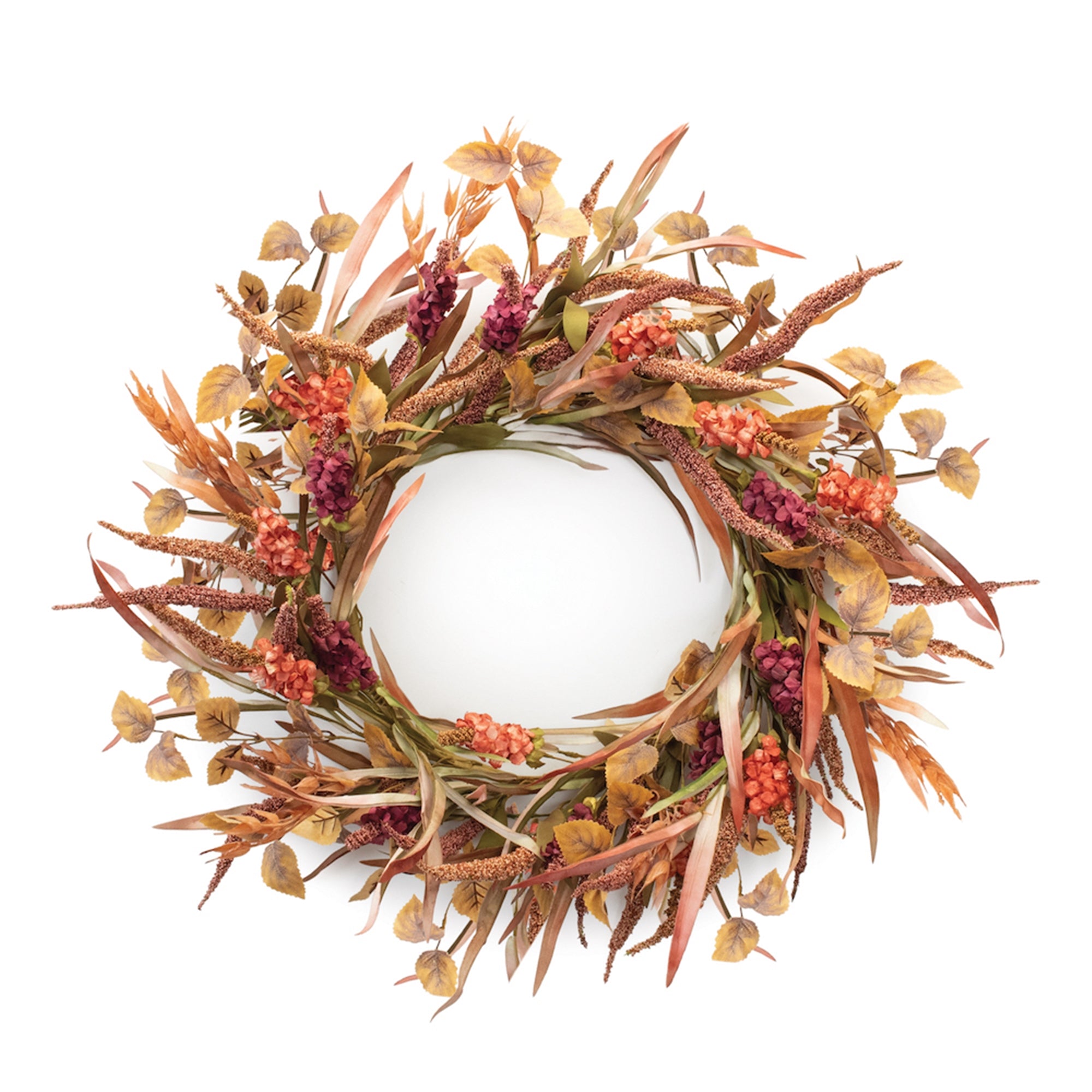 Mixed Fall Wreath 23”D Polyester