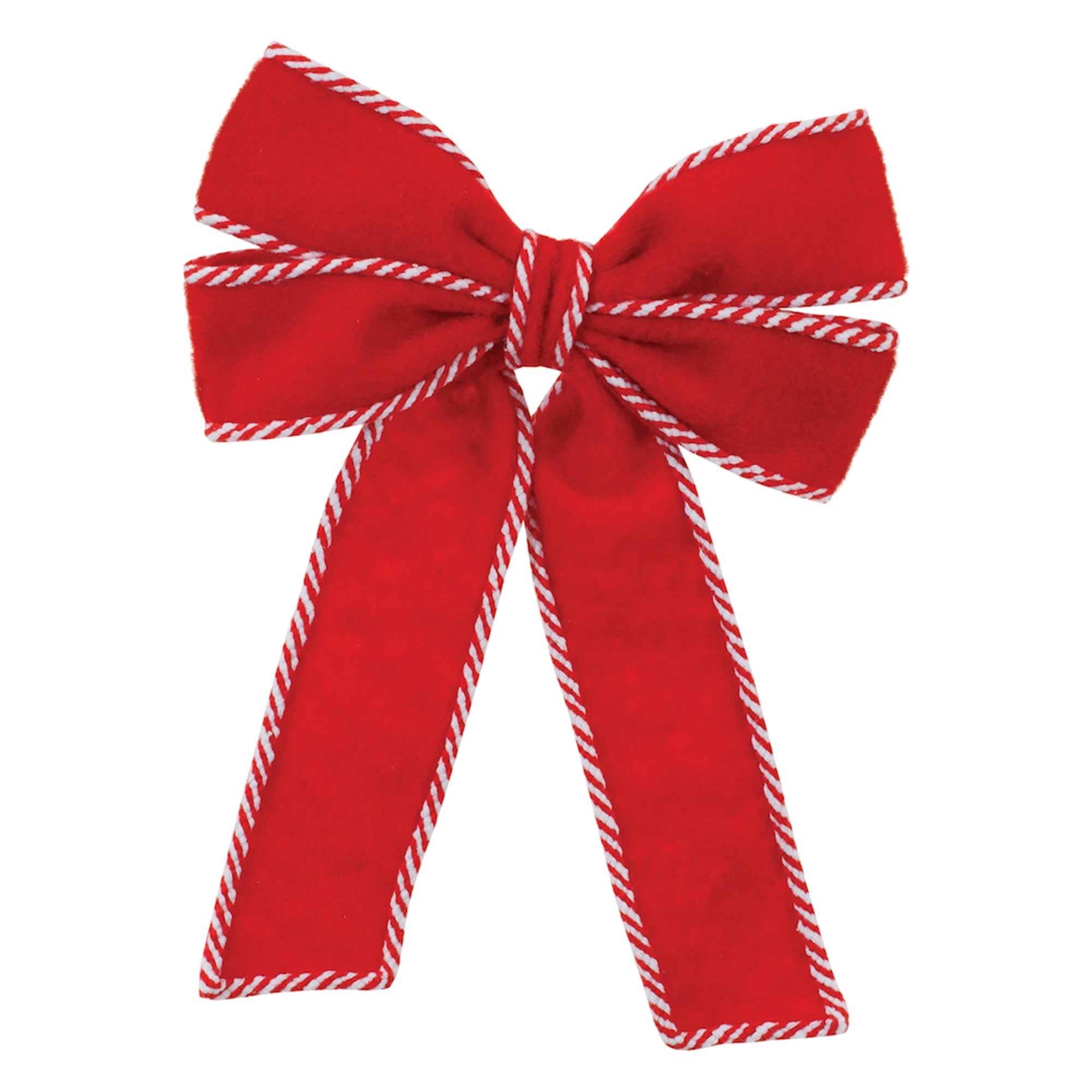 Bow Ornament 12”H Polyester