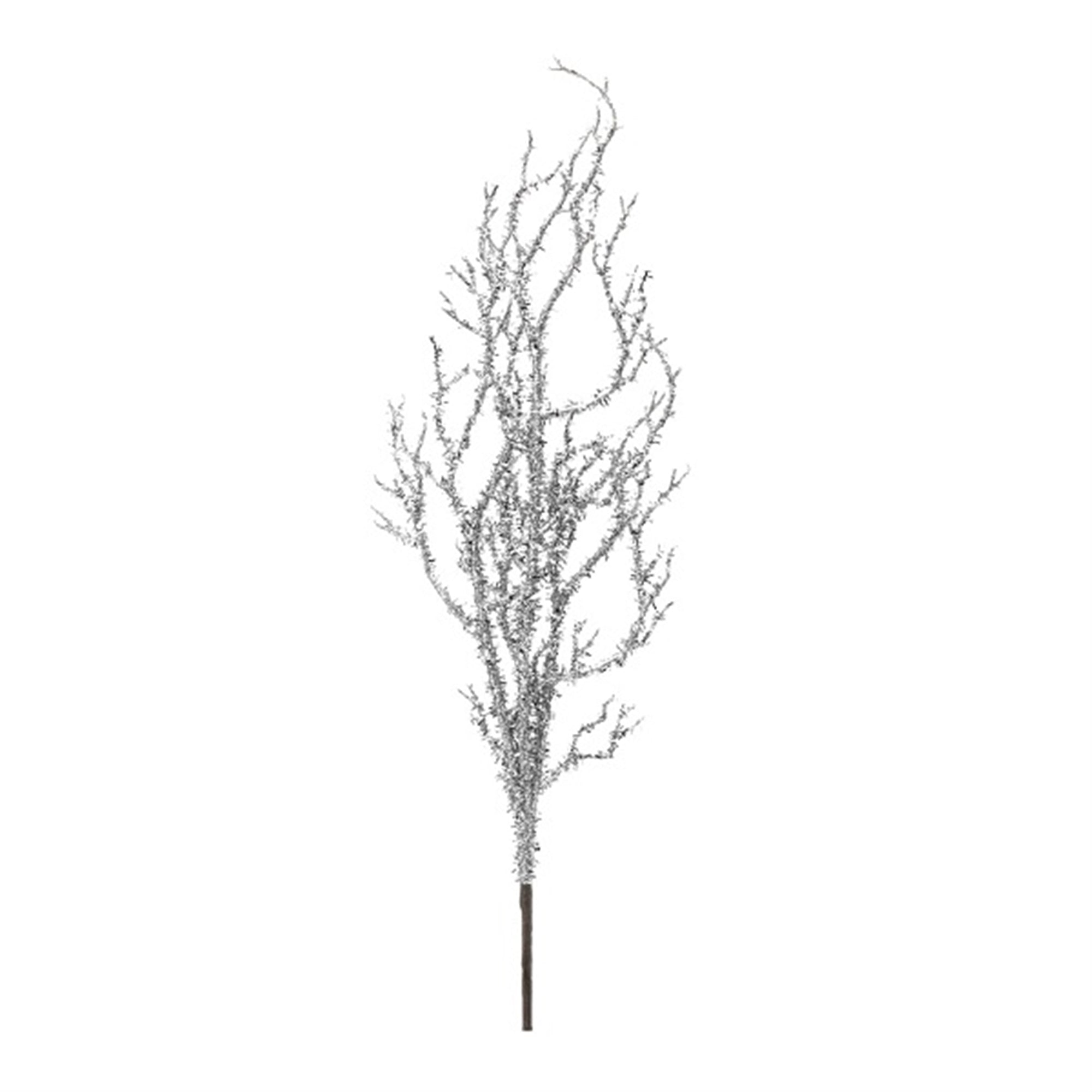 Glittered Tinsel Branch (Set of 6)
