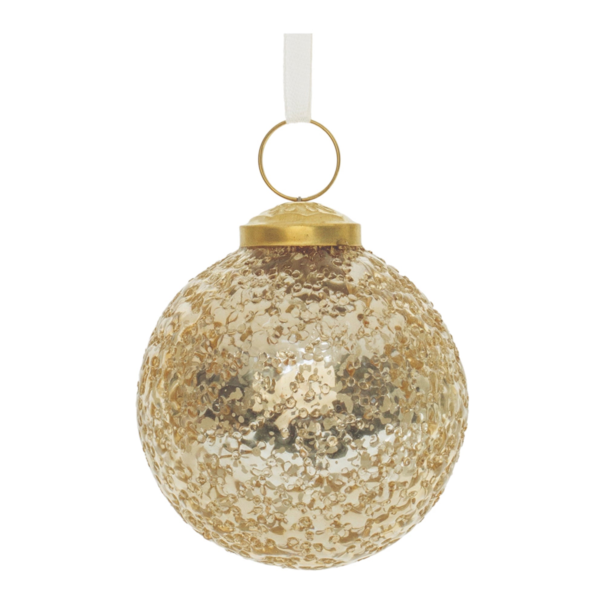 Ball Ornament 3”D Glass