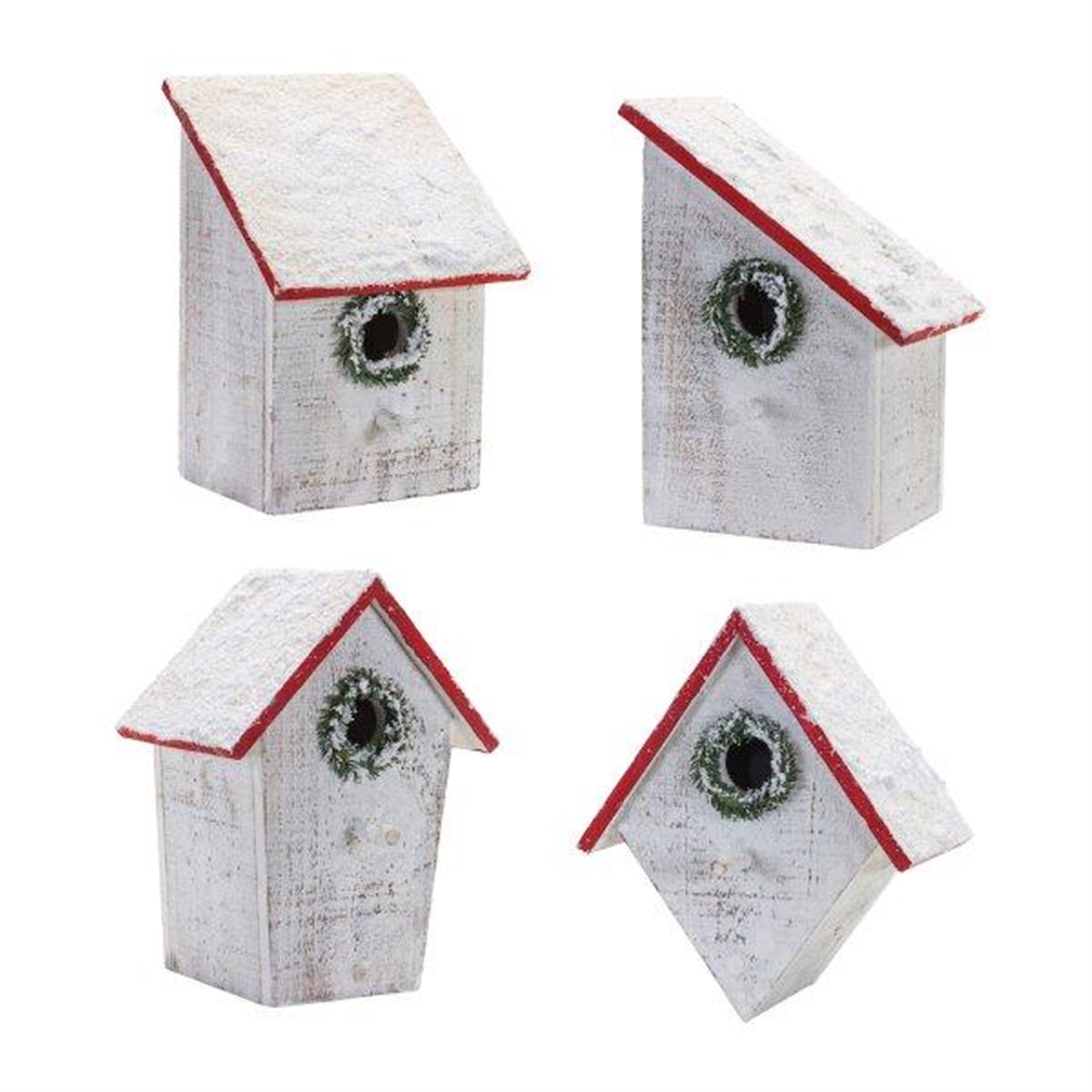 Birdhouse (4 Asst) 10”H Wood