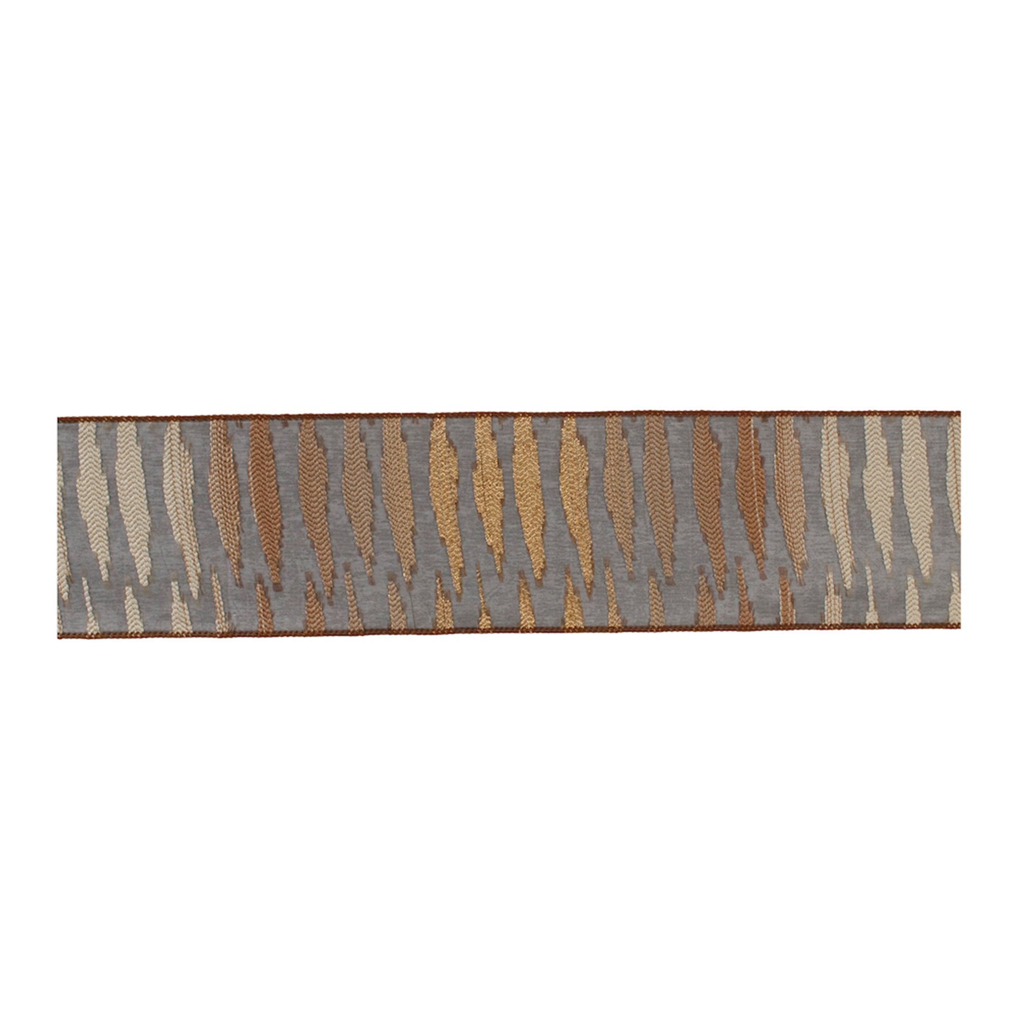 4” x 10 Yds. Wired Polyester/Metallic