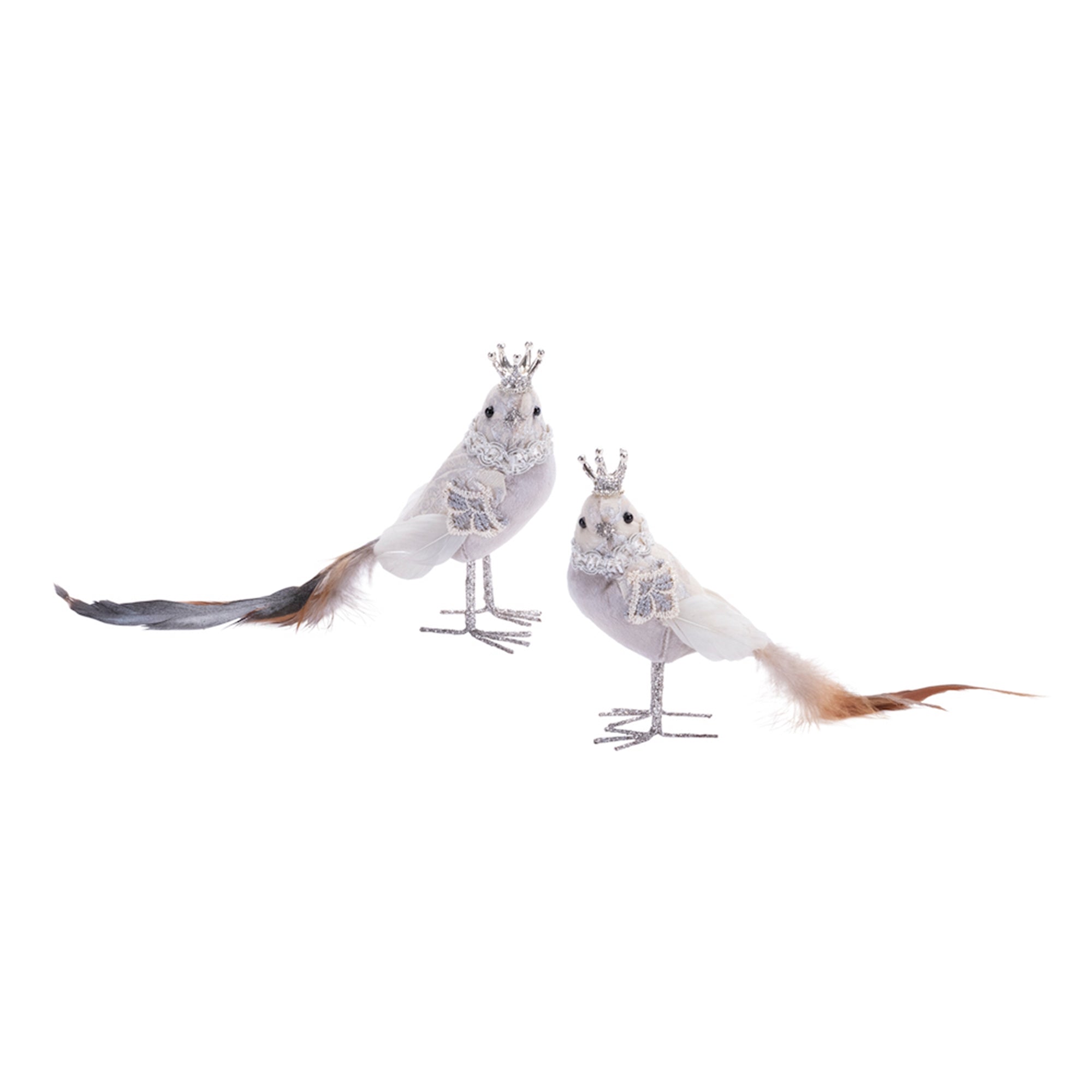 Royal Bird (2 Asst) 9"L x 5"H Foam/Fabric