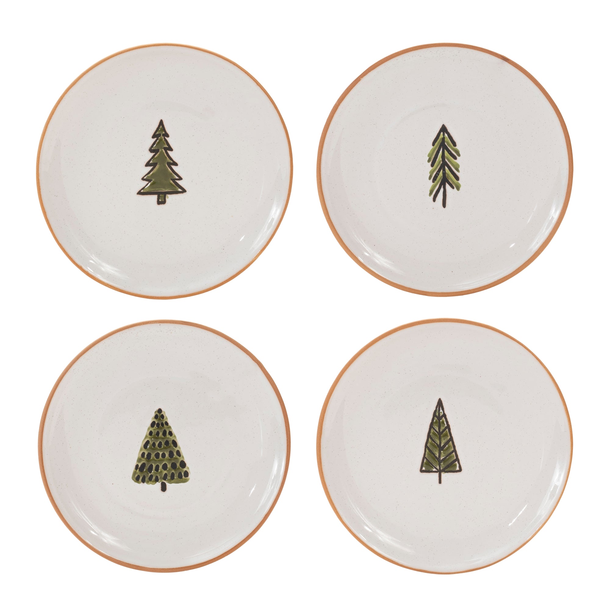 Plate (Set of 4) 7”D Ceramic