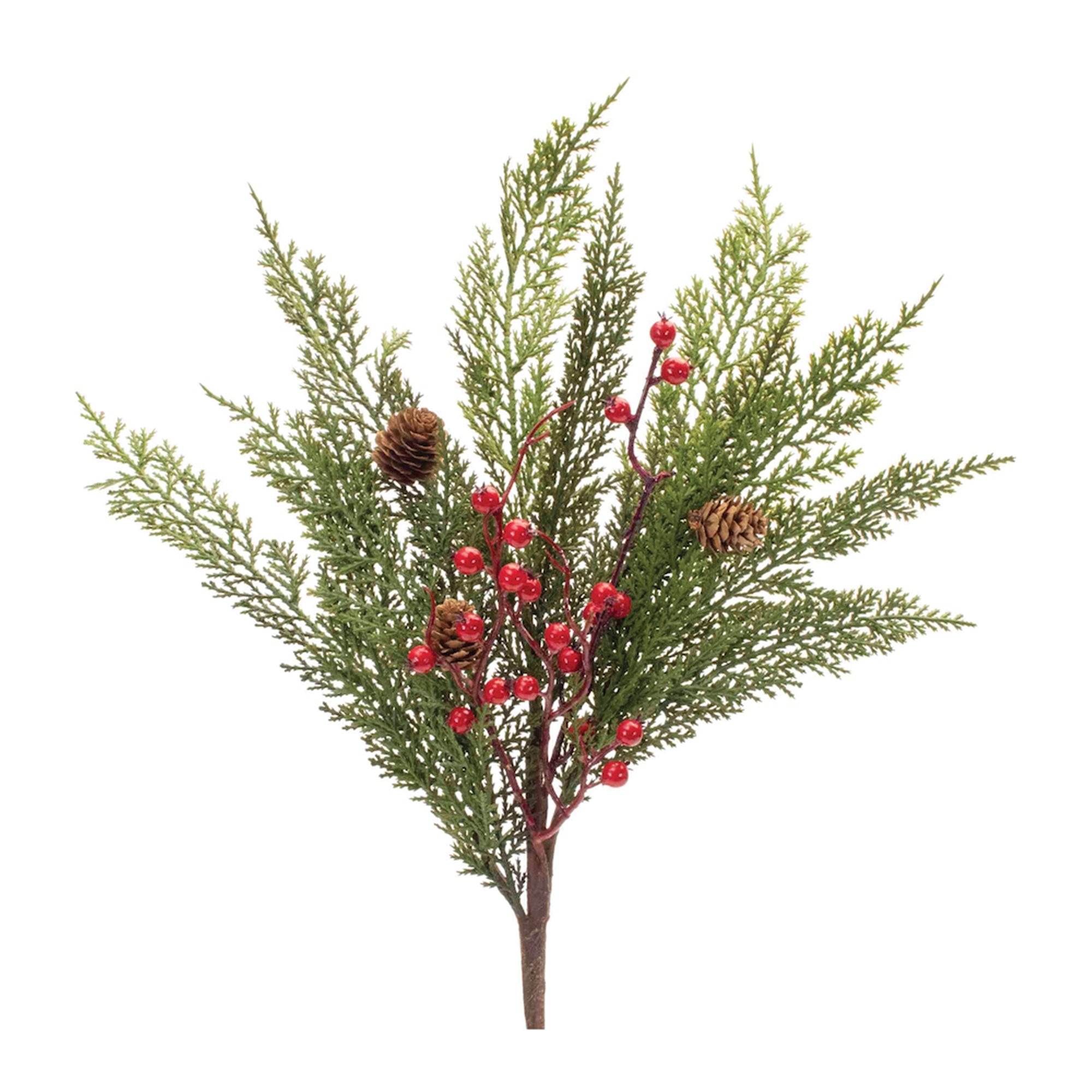 Pine and Berry Spray 23”H