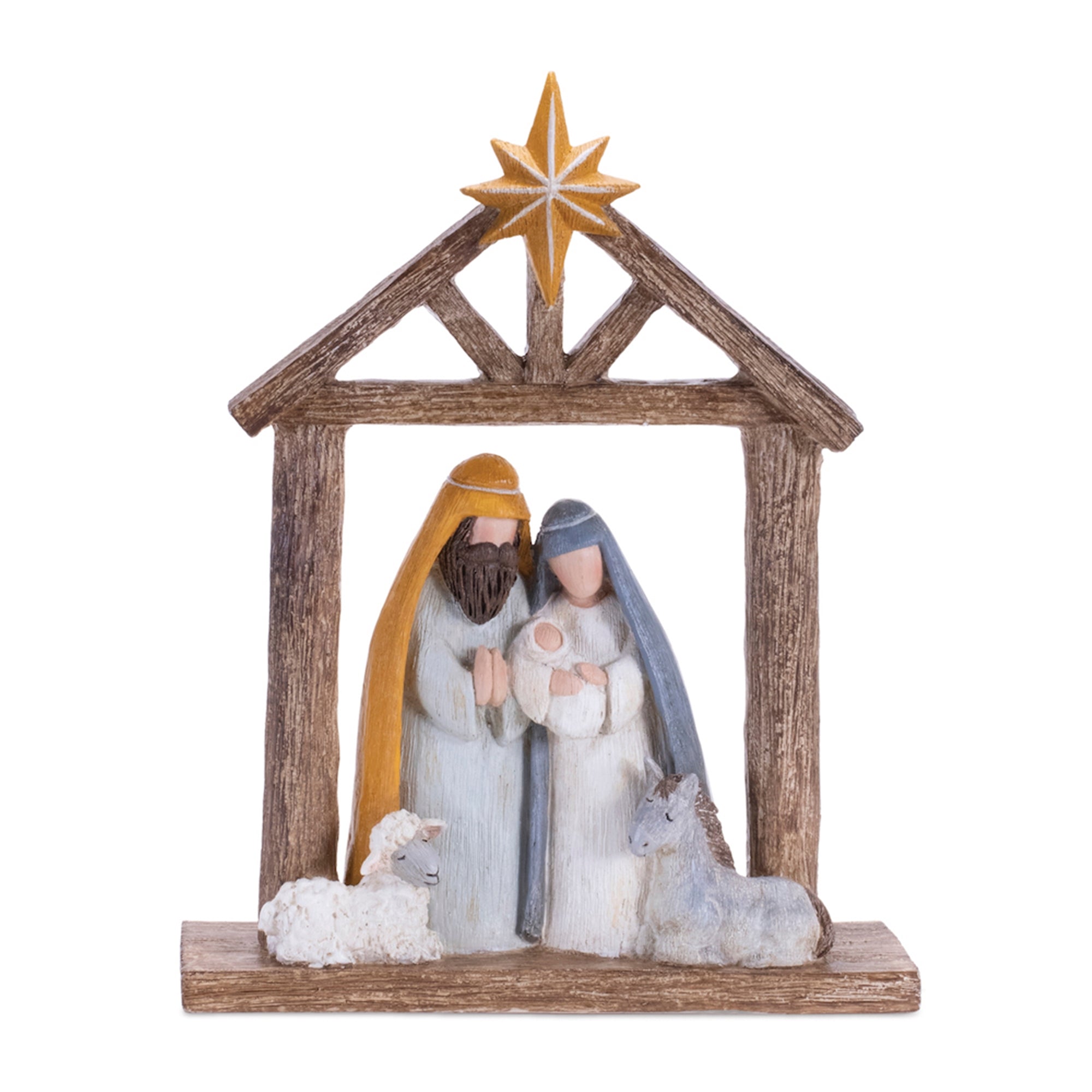 Nativity 10”H Resin