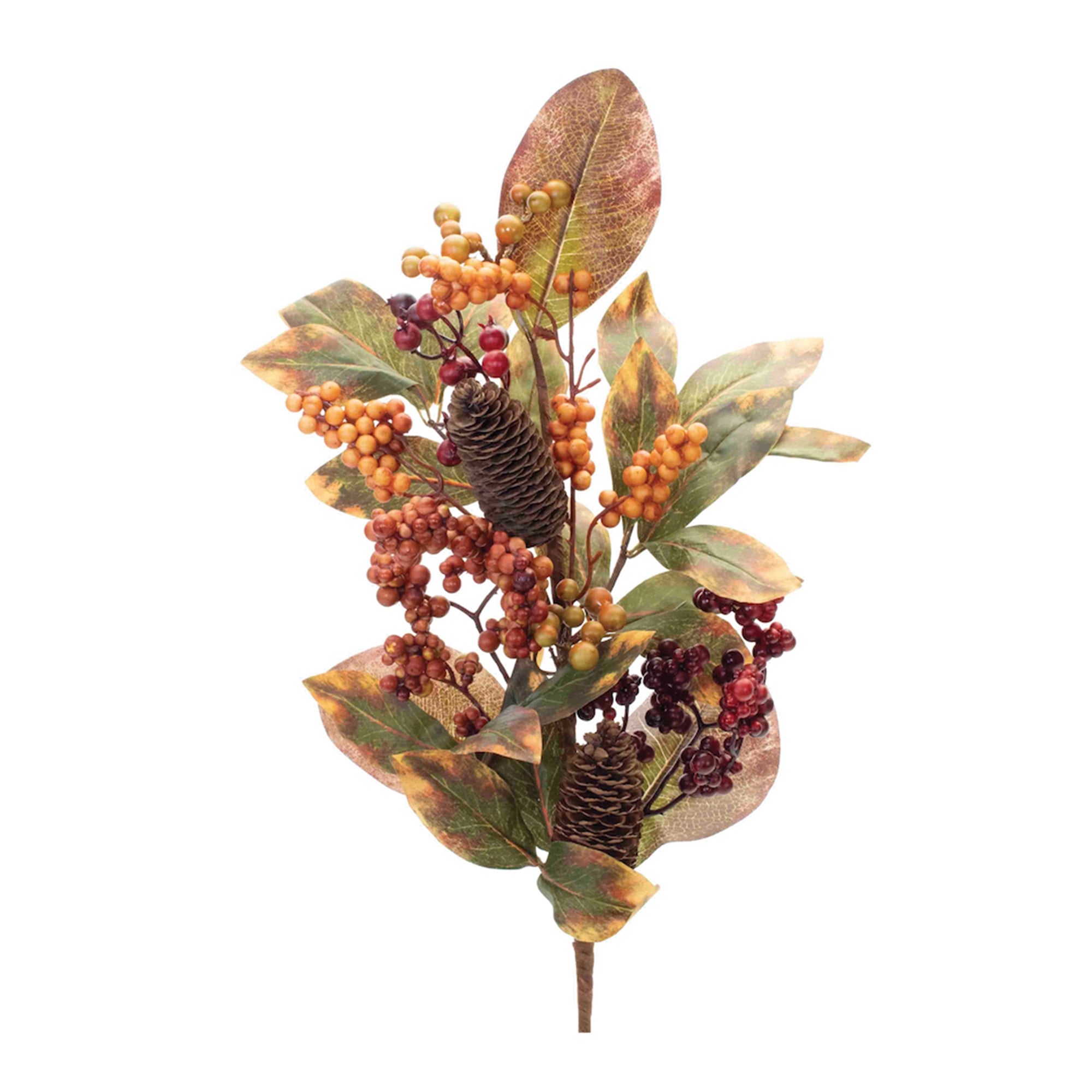Fall Berry Spray 28”H Foam/Polyester