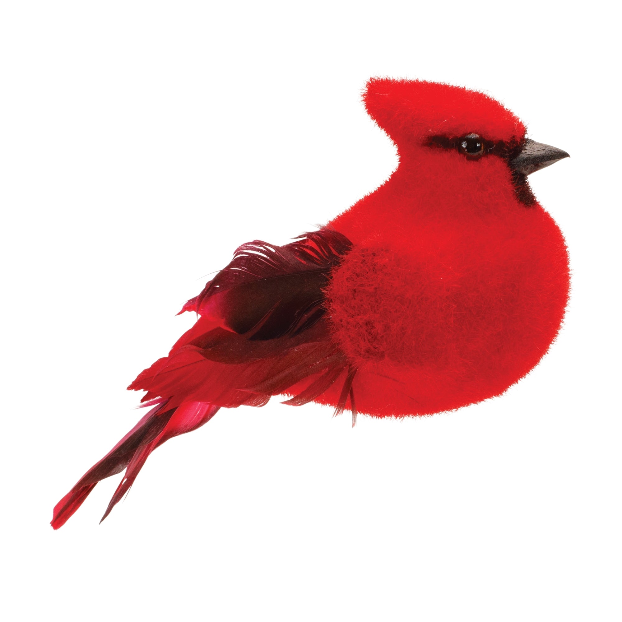 Cardinal 8"L x 4.25"H Foam/Feather