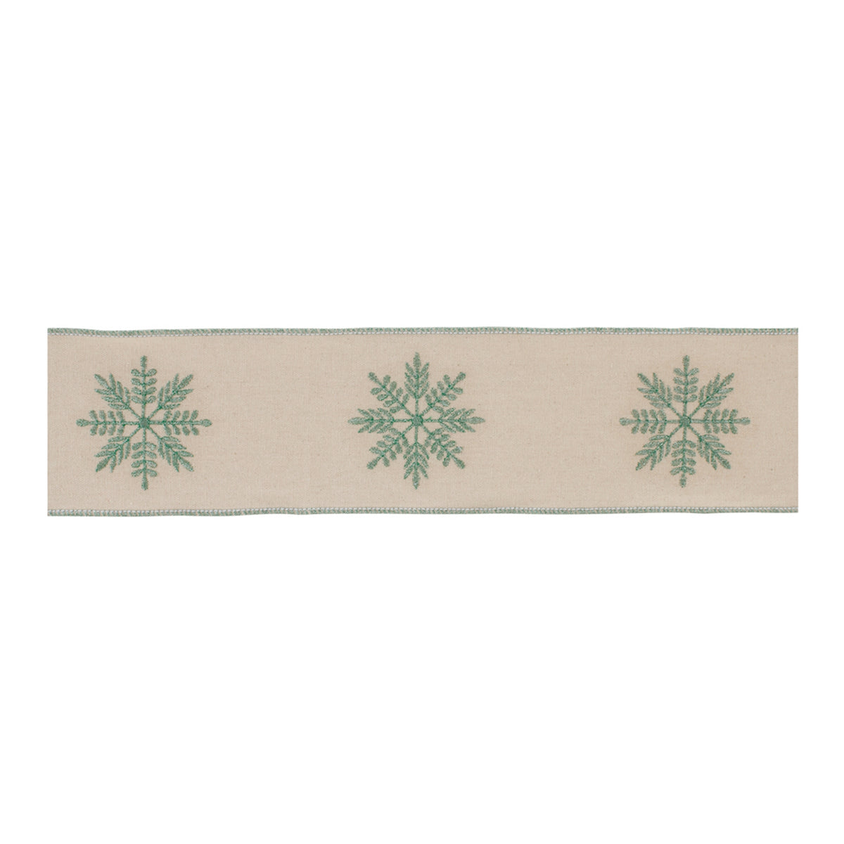 Festive Elegance Wired Cotton Ribbon