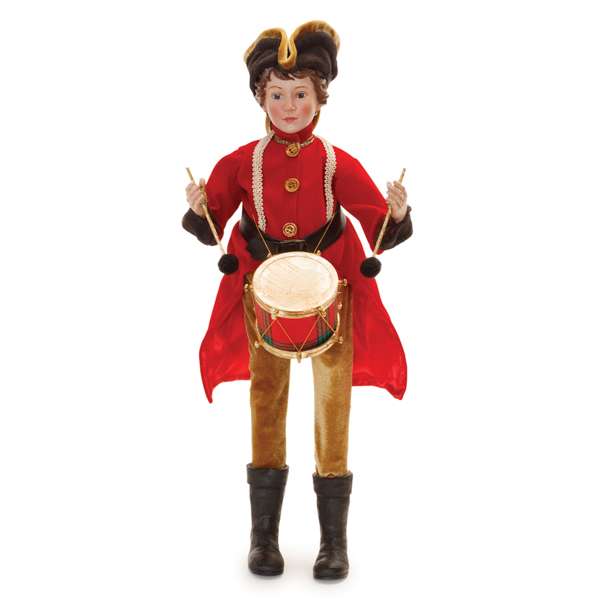 Drummer Boy 18.5”H Polyester/Resin