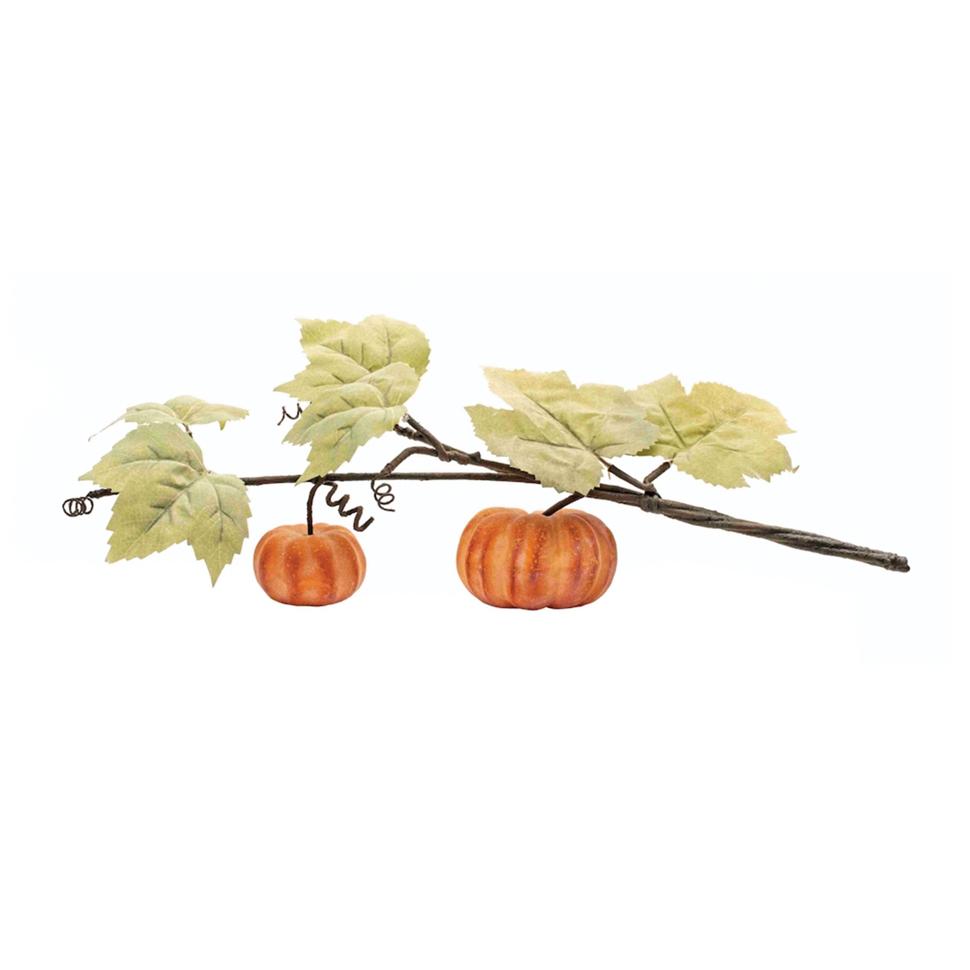 Double Pumpkin Vine 21”L Foam/Polyester