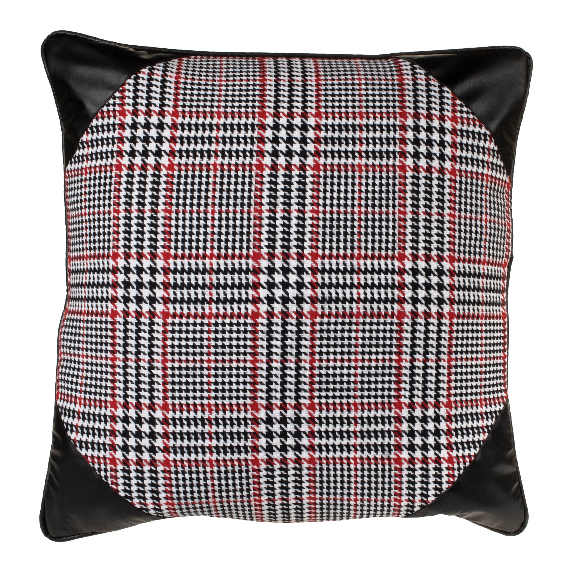 Plaid Pillow 15”SQ Cotton