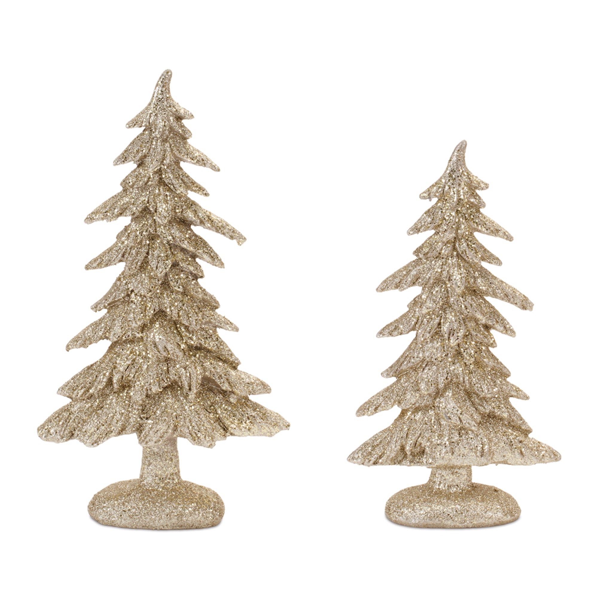 Tree (Set of 2) 9.25"H, 11"H Resin