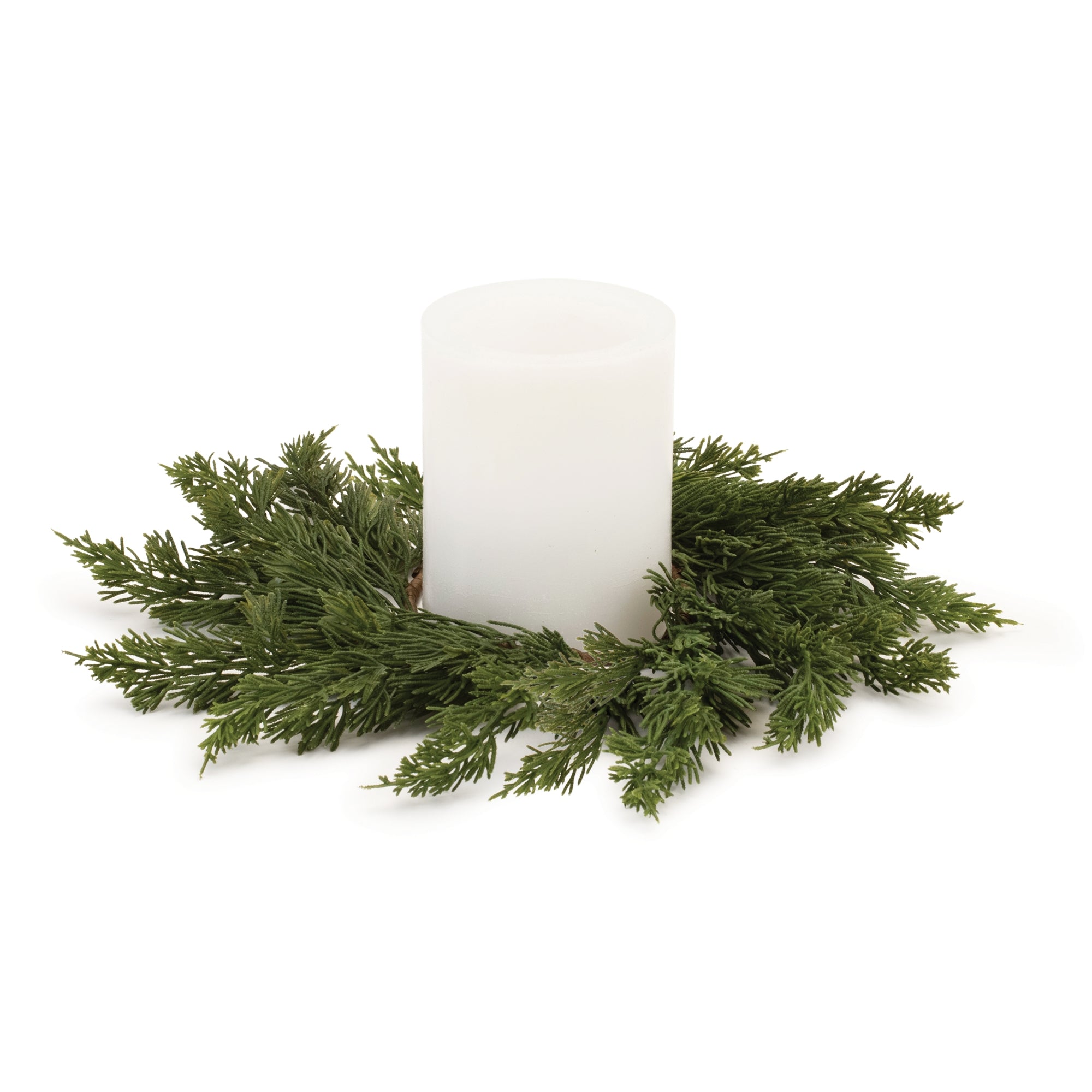 Pine Candle Ring 16"D  (Fits a 4" Candle)