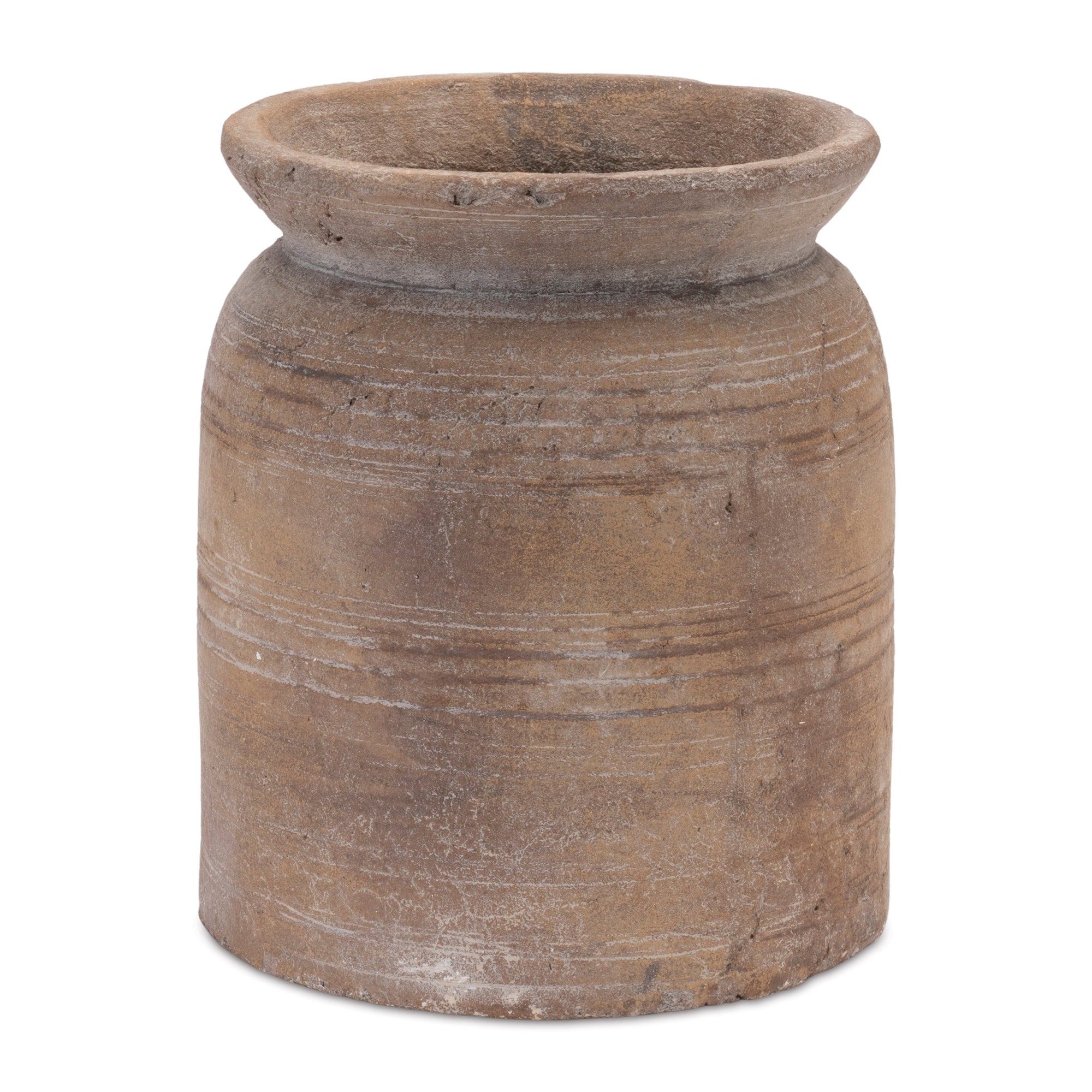 Vase 7.5"D x 8.5"H Terra Cotta