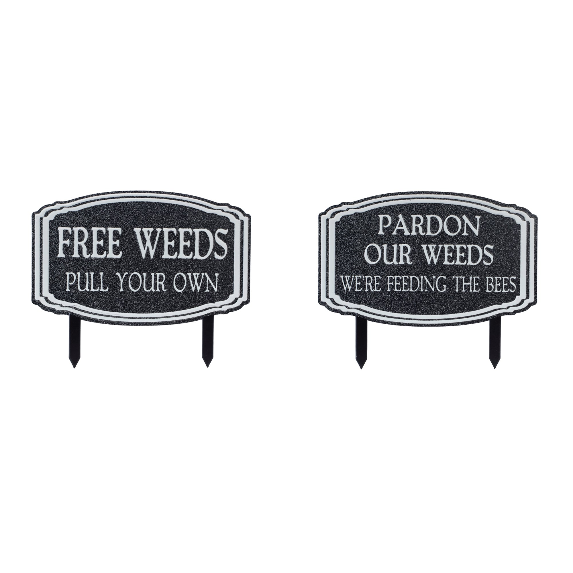 Weed Stake (2 Asst) 15.5"L x 12.5"H Tin