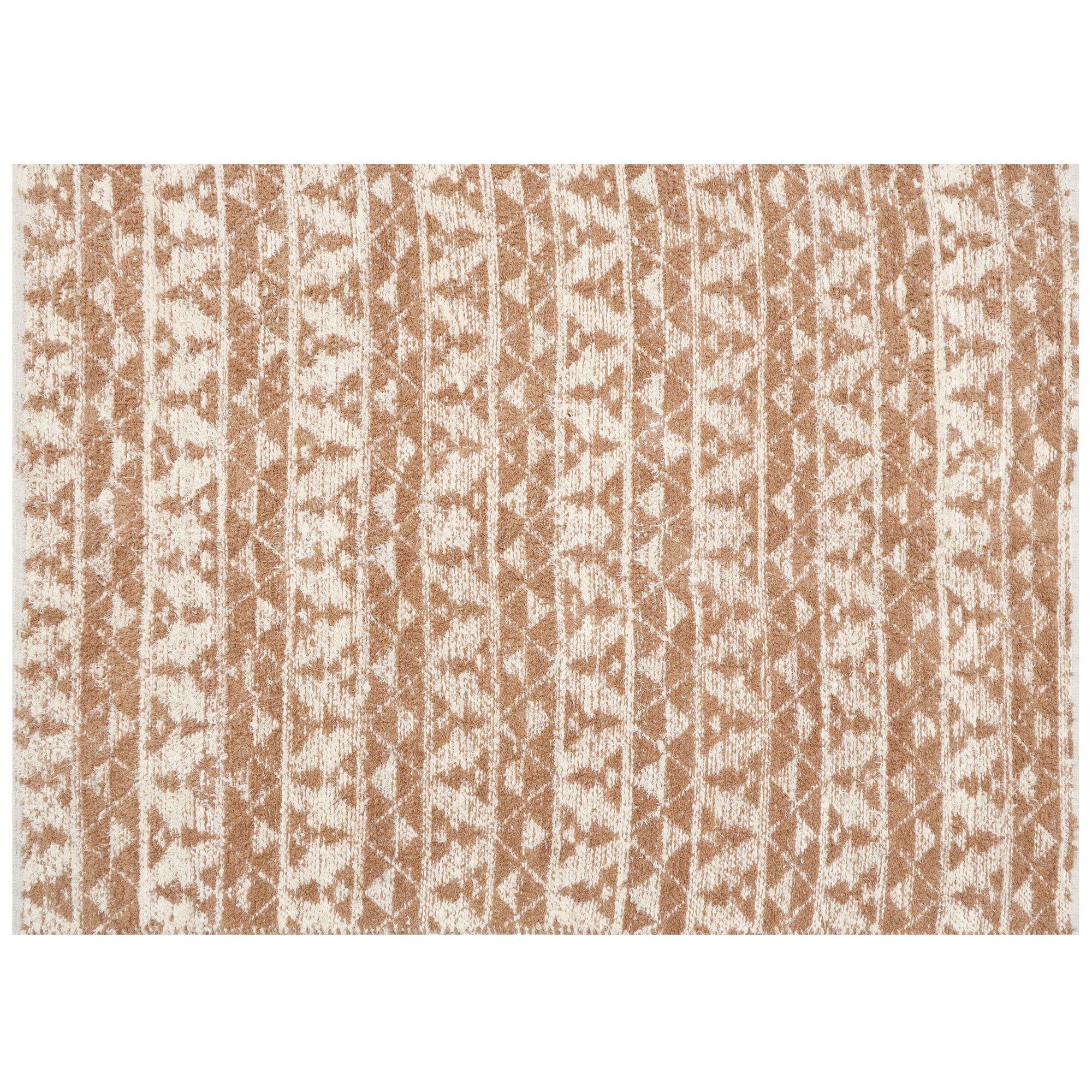 La Palma Rug, Clay & White - 5x7