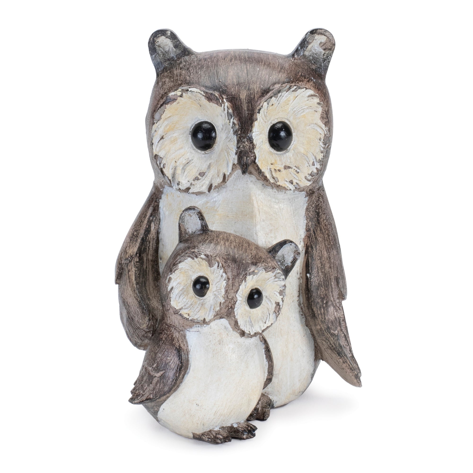 Owl w/Baby 5”H Resin