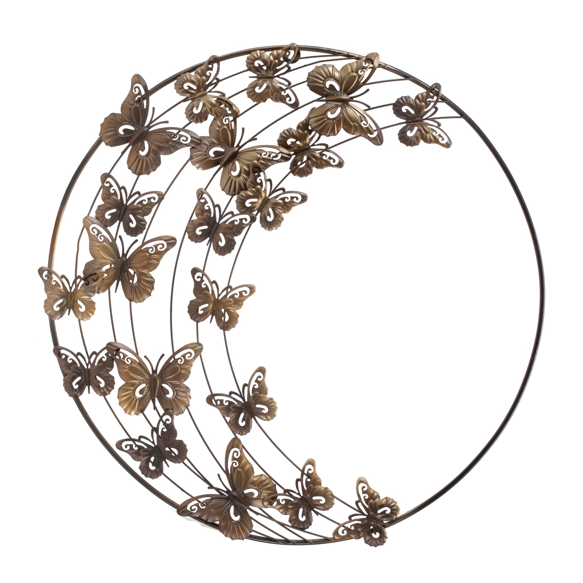 Butterfly Wall Art 18”D Metal