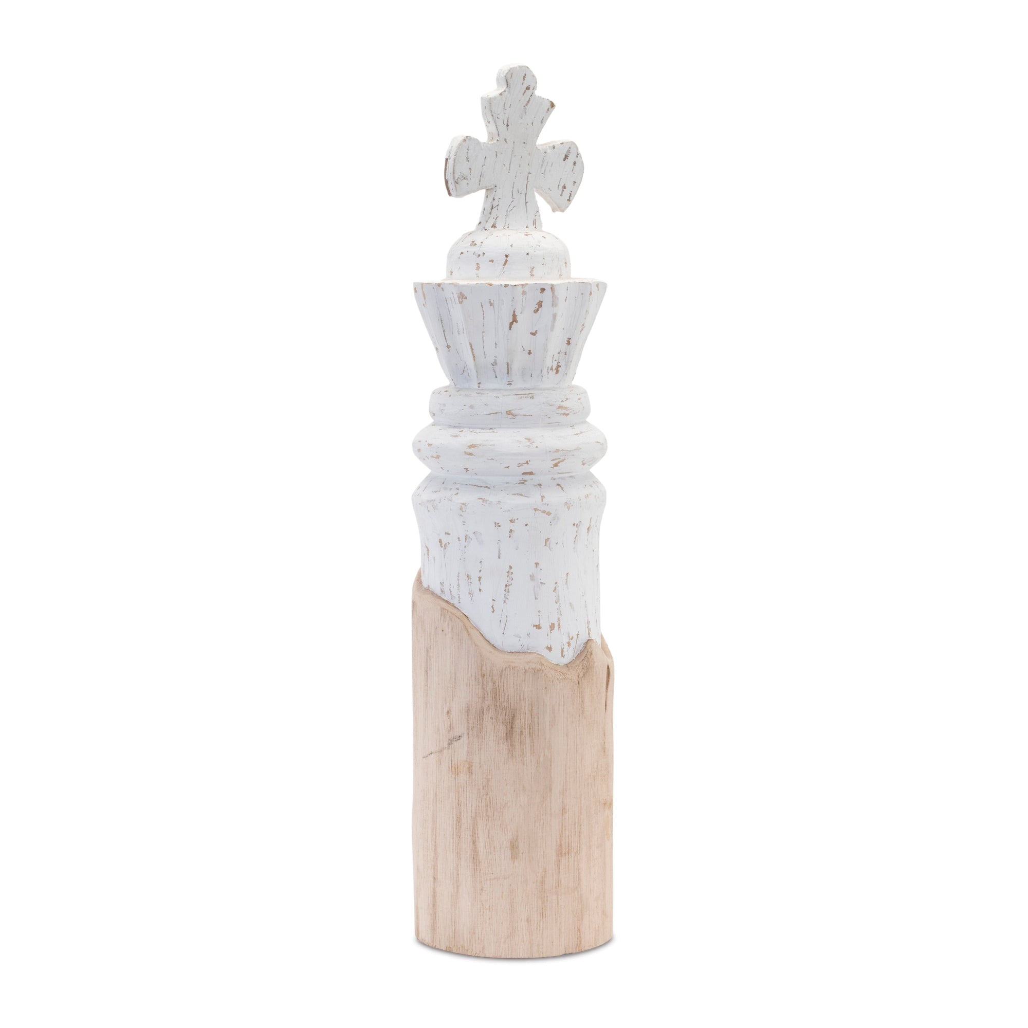 King Chess Piece 19”H Wood
