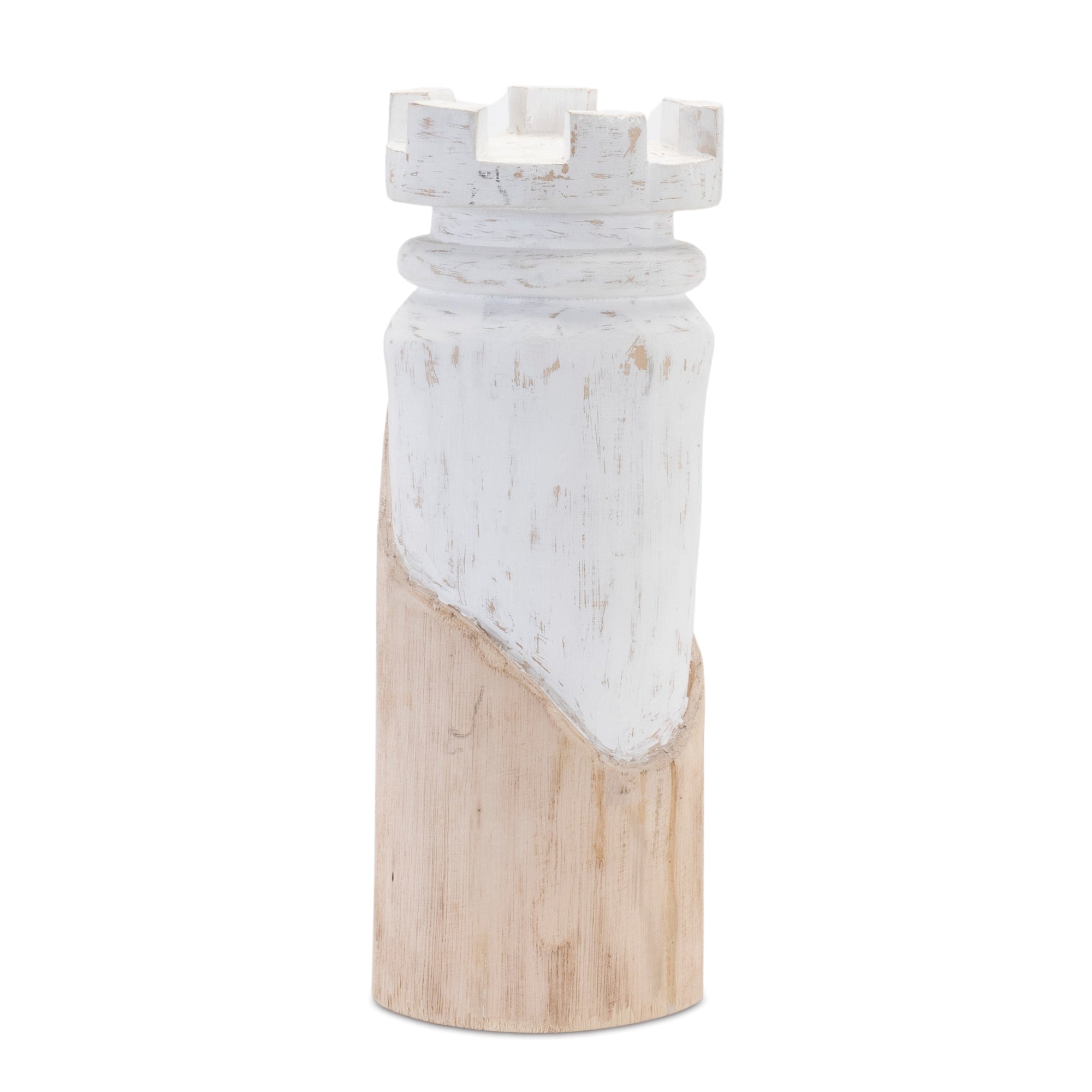 Rook Chess Piece 11”H Wood
