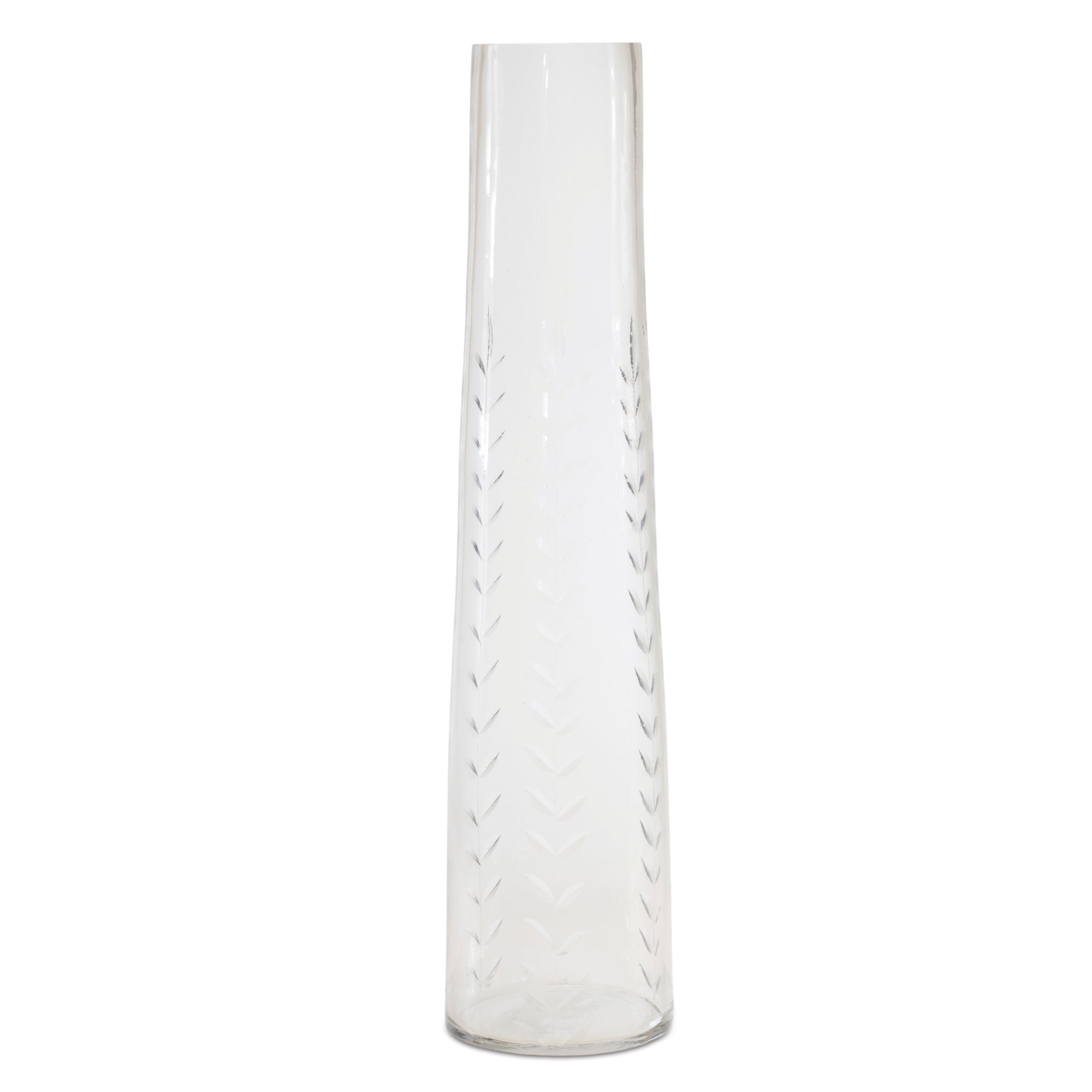 Vase 11.5”H Glass