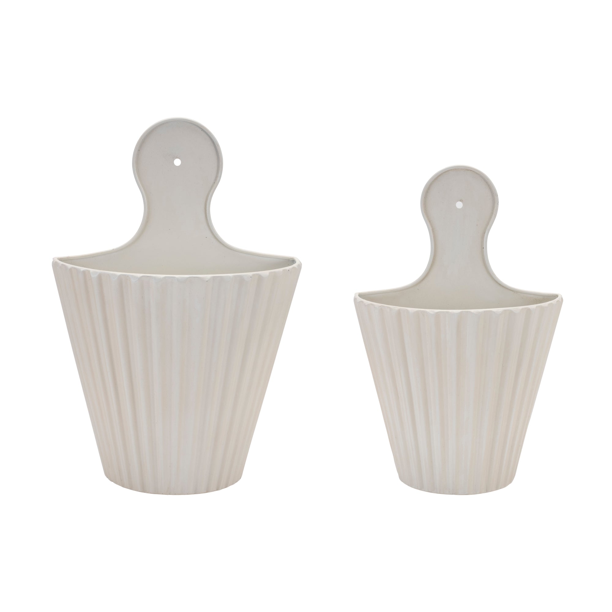 Wall Pocket (Set of 2) 9.5"L x 14.5"H, 11"L x 16.5"H Metal
