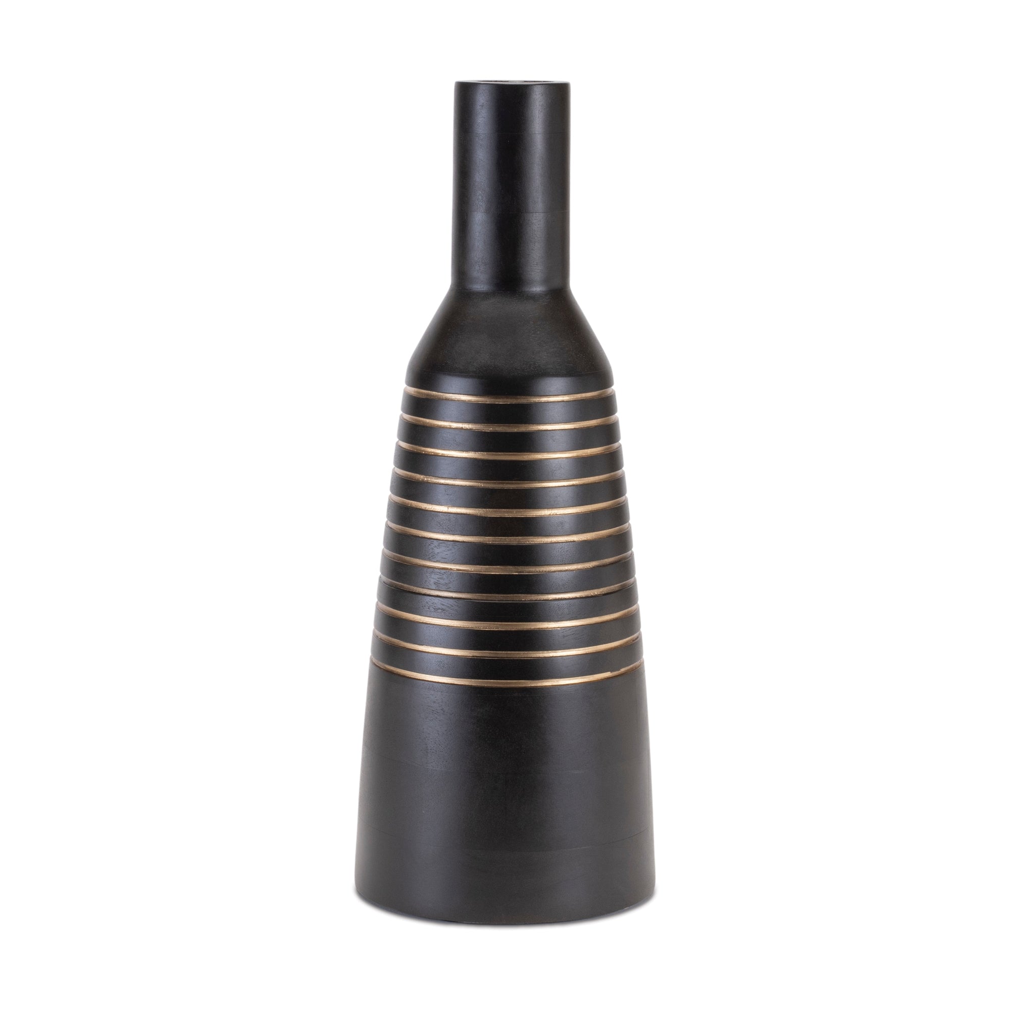 Vase 6"D x 16"H Wood