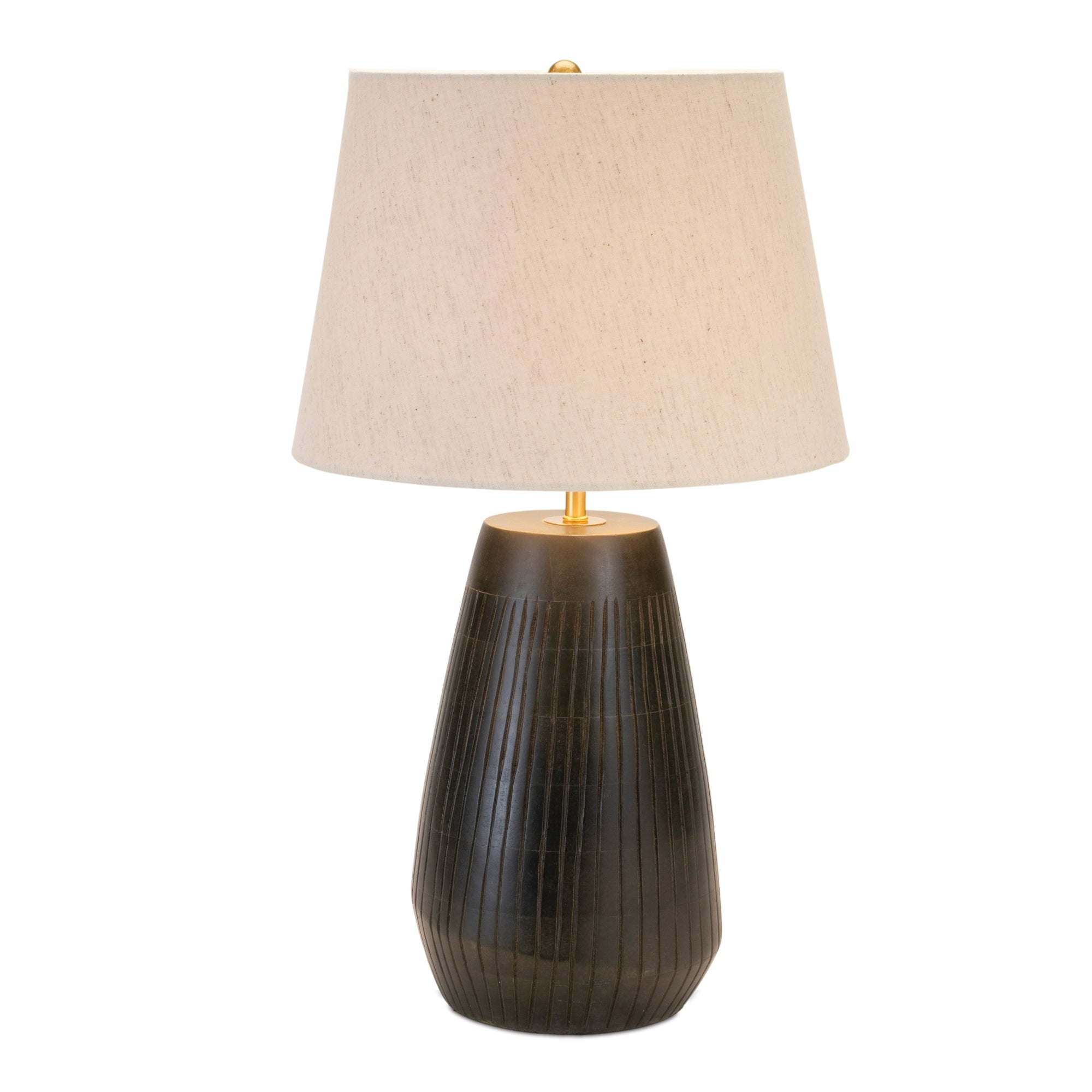 Table Lamp 21”H Wood/Iron