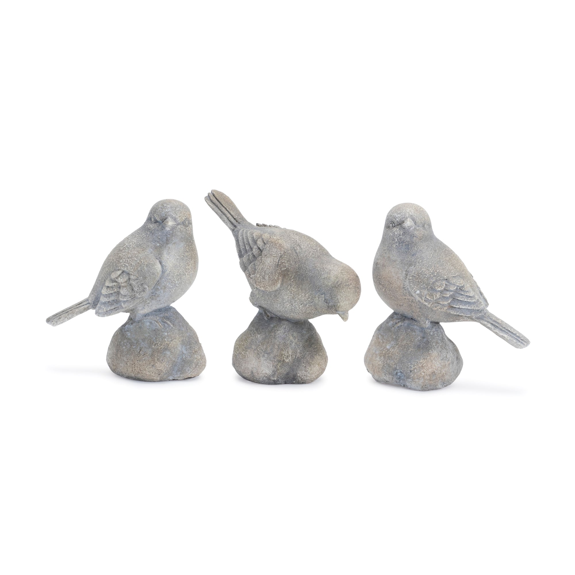 Bird (3 Asst) 3.5"H, 3.75"H, 4"H Resin
