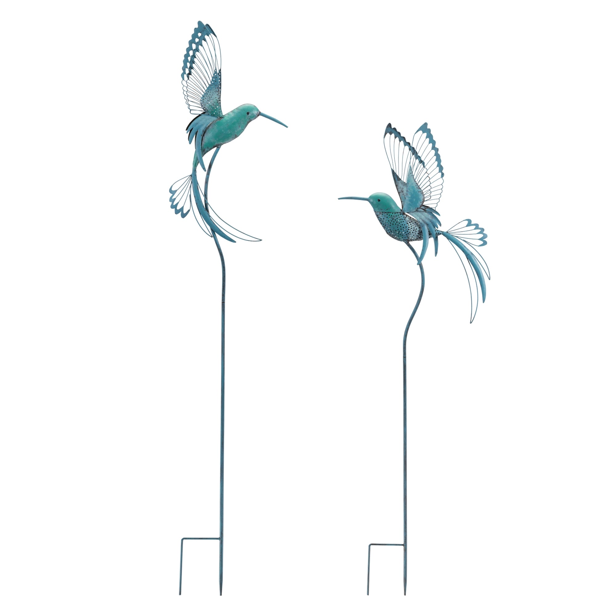 Hummingbird Garden Stake (2 Asst) 45"H, 53"H Iron
