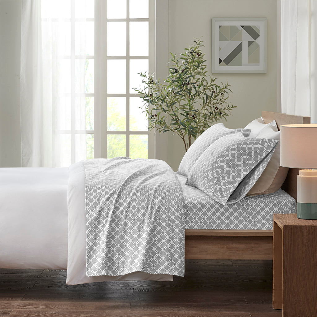 Cozy Flannel Printed Sheet Set