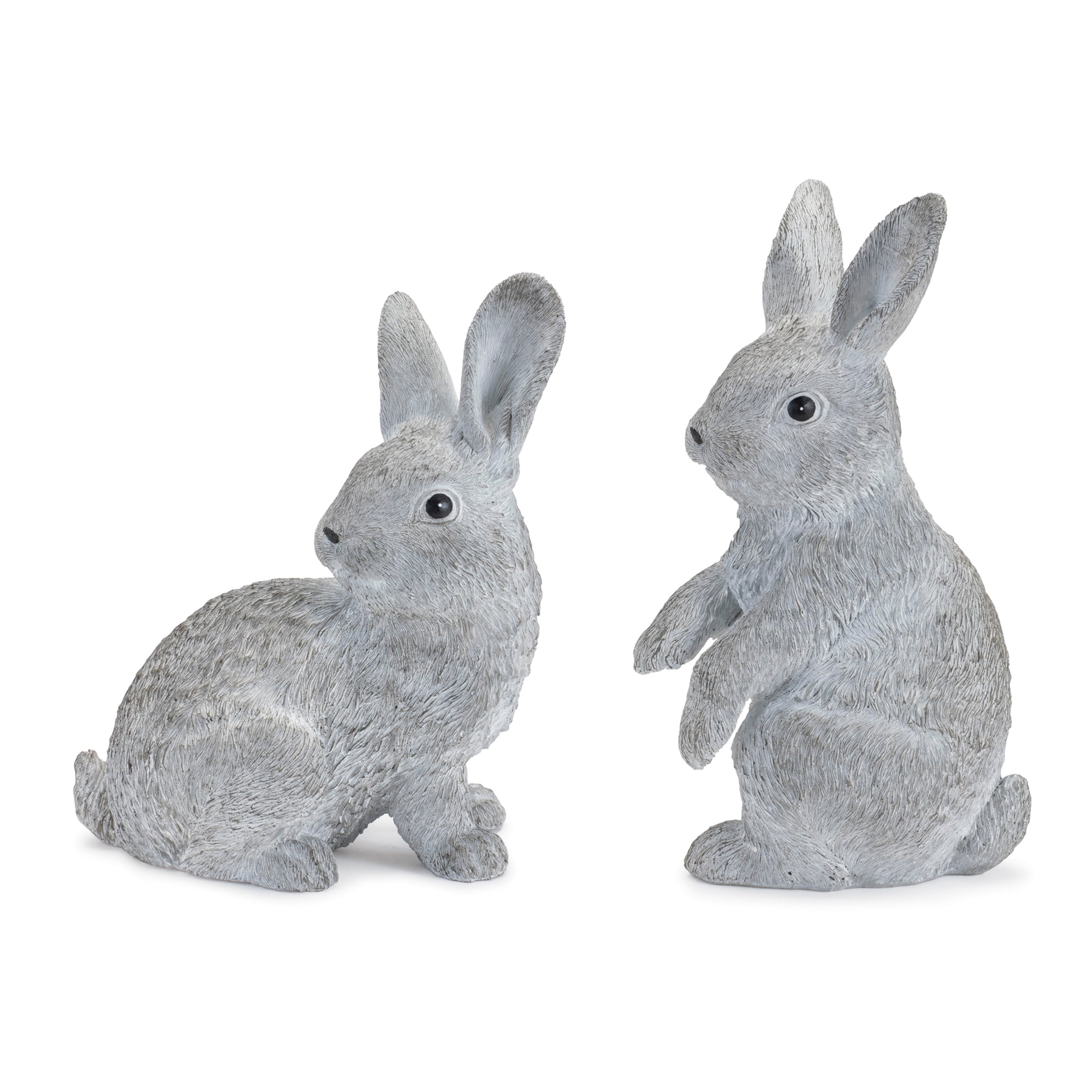 Bunny (2 Asst) 8"H, 9"H Resin