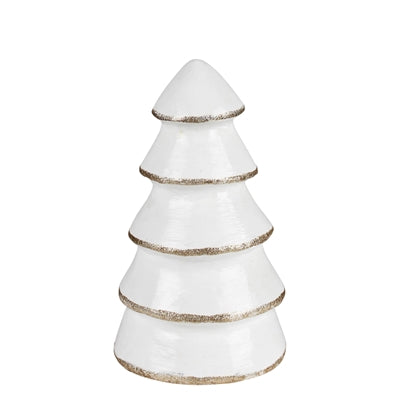 Tree, Paper Mache, White - Sm