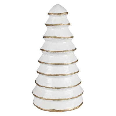 Tree, Paper Mache, White - Lrg