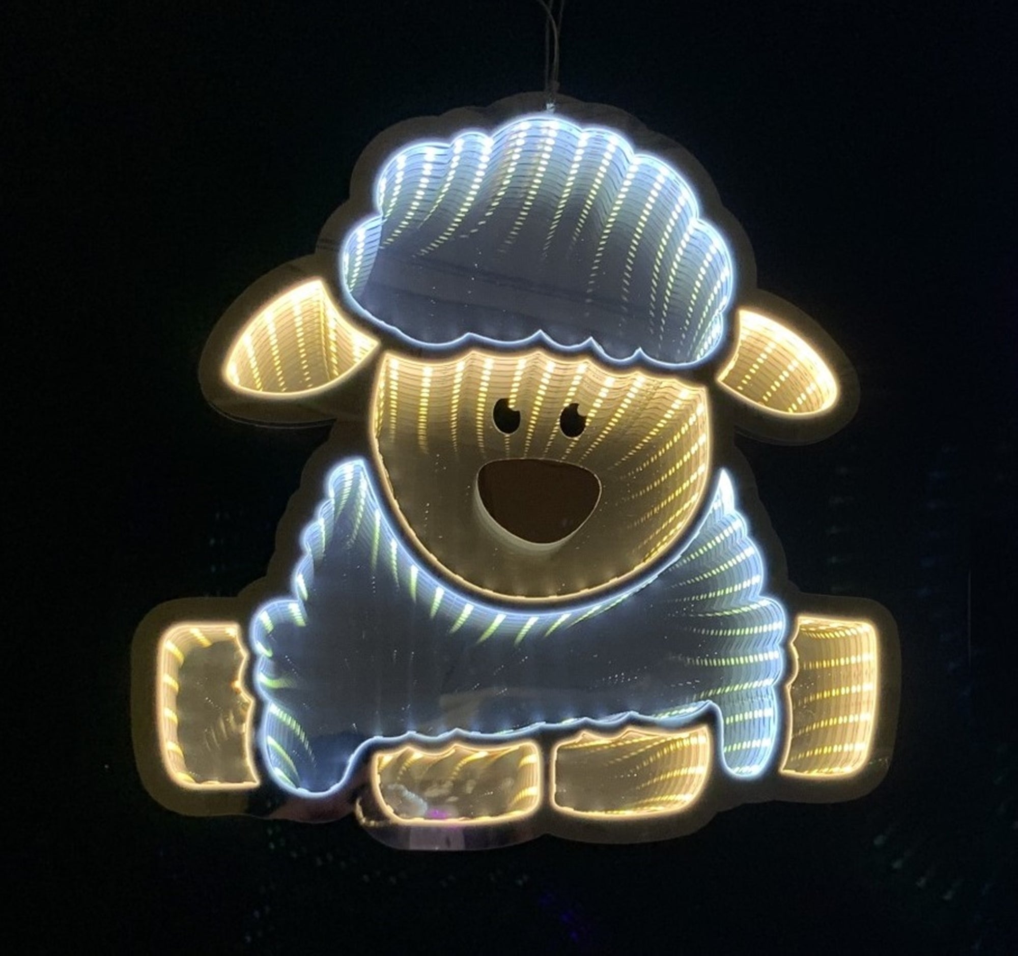 Sheep Infinity Light 15.75”H UL Plug